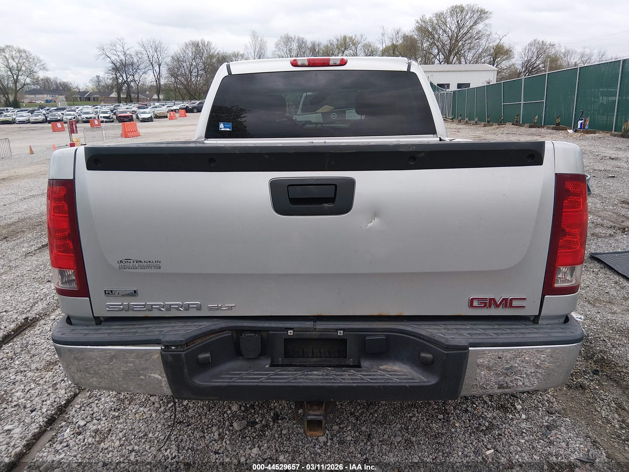 2011 Gmc Sierra 1500 Slt Silver vin: 3GTP2WE37BG235329