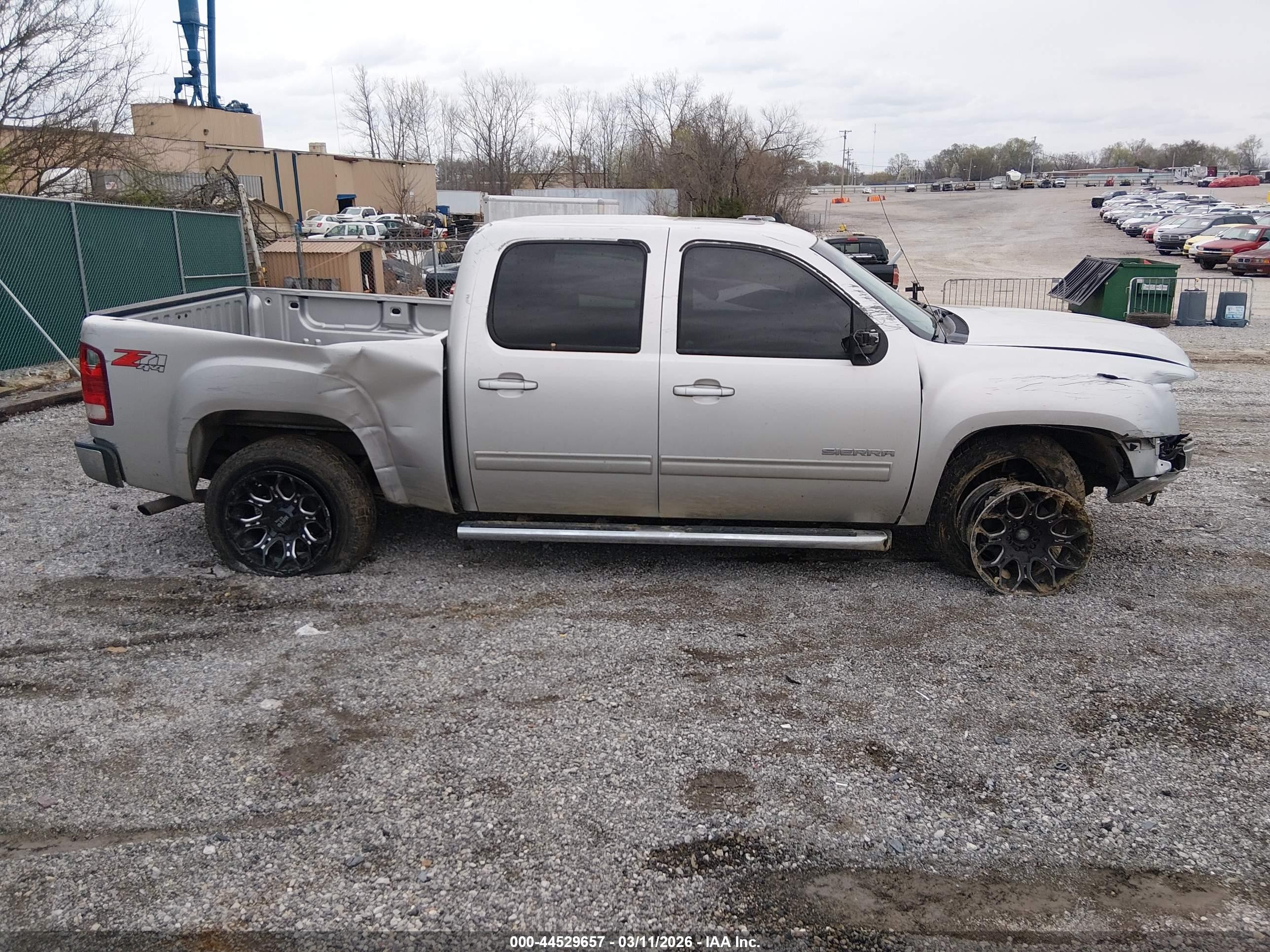 2011 Gmc Sierra 1500 Slt Silver vin: 3GTP2WE37BG235329