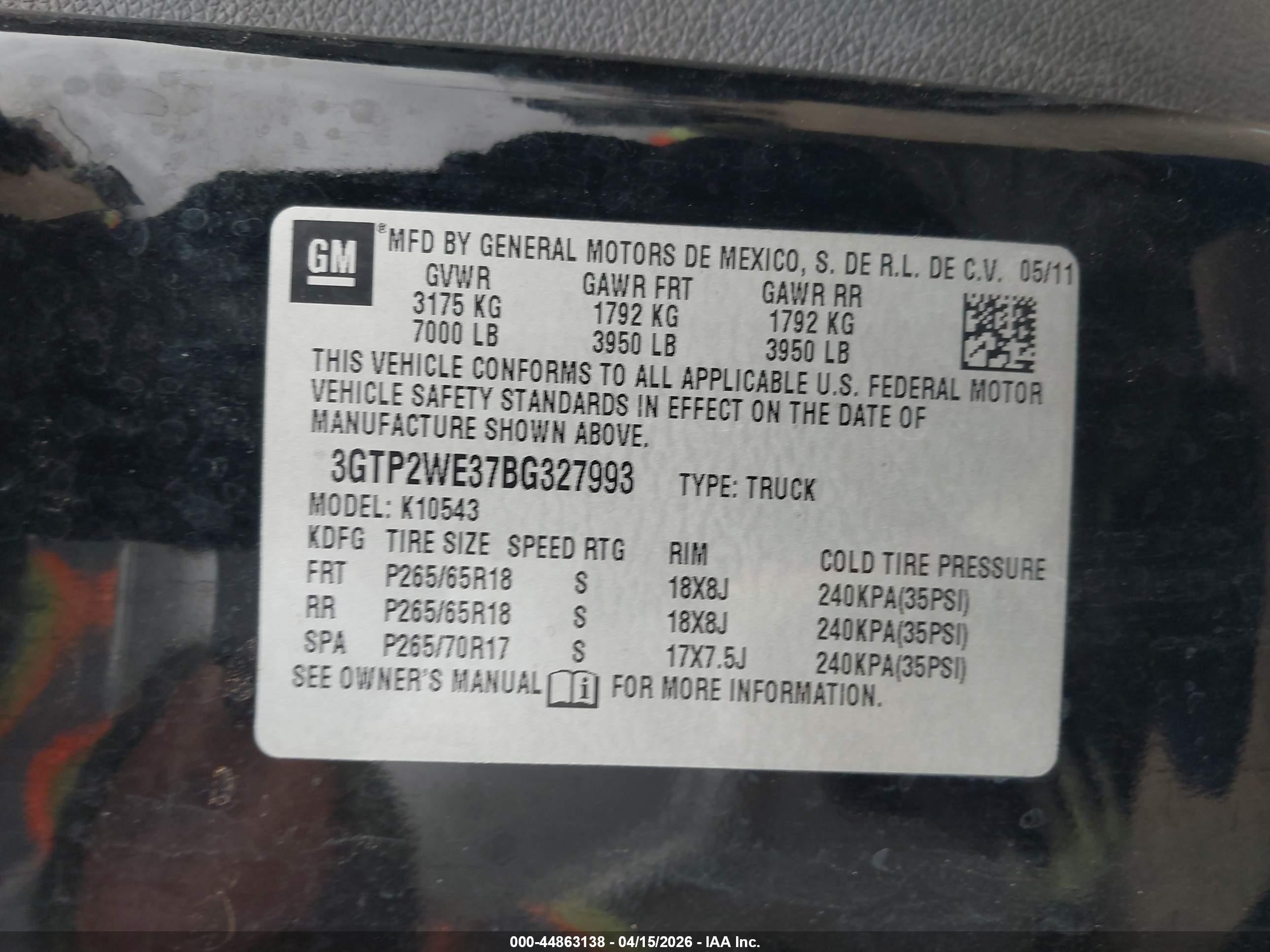 2011 Gmc Sierra 1500 Slt Black vin: 3GTP2WE37BG327993