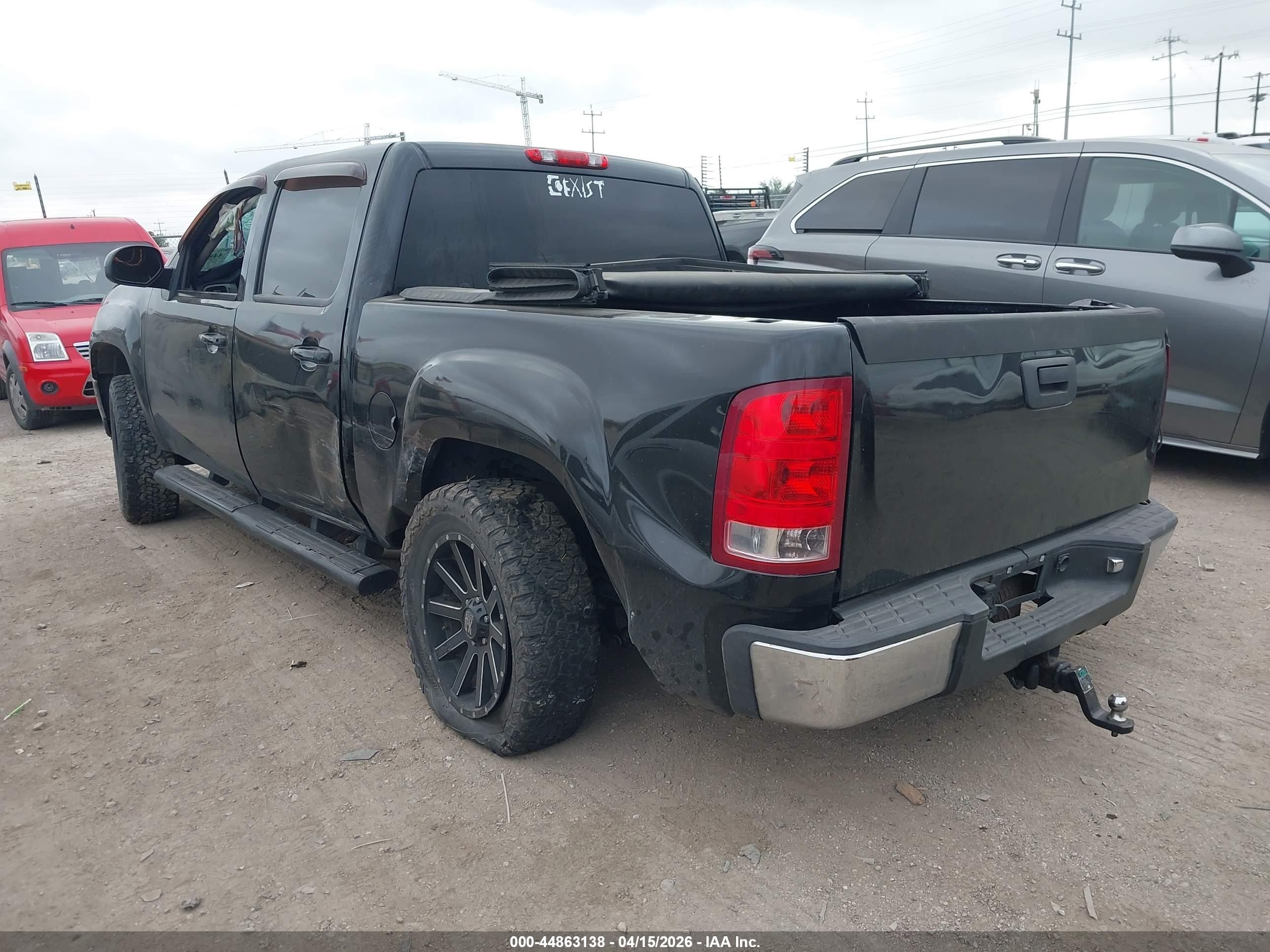 2011 Gmc Sierra 1500 Slt Black vin: 3GTP2WE37BG327993