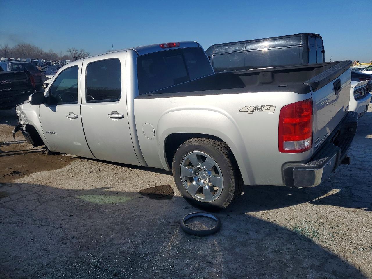 2011 Gmc Sierra K1500 Slt Silver vin: 3GTP2WE38BG261566