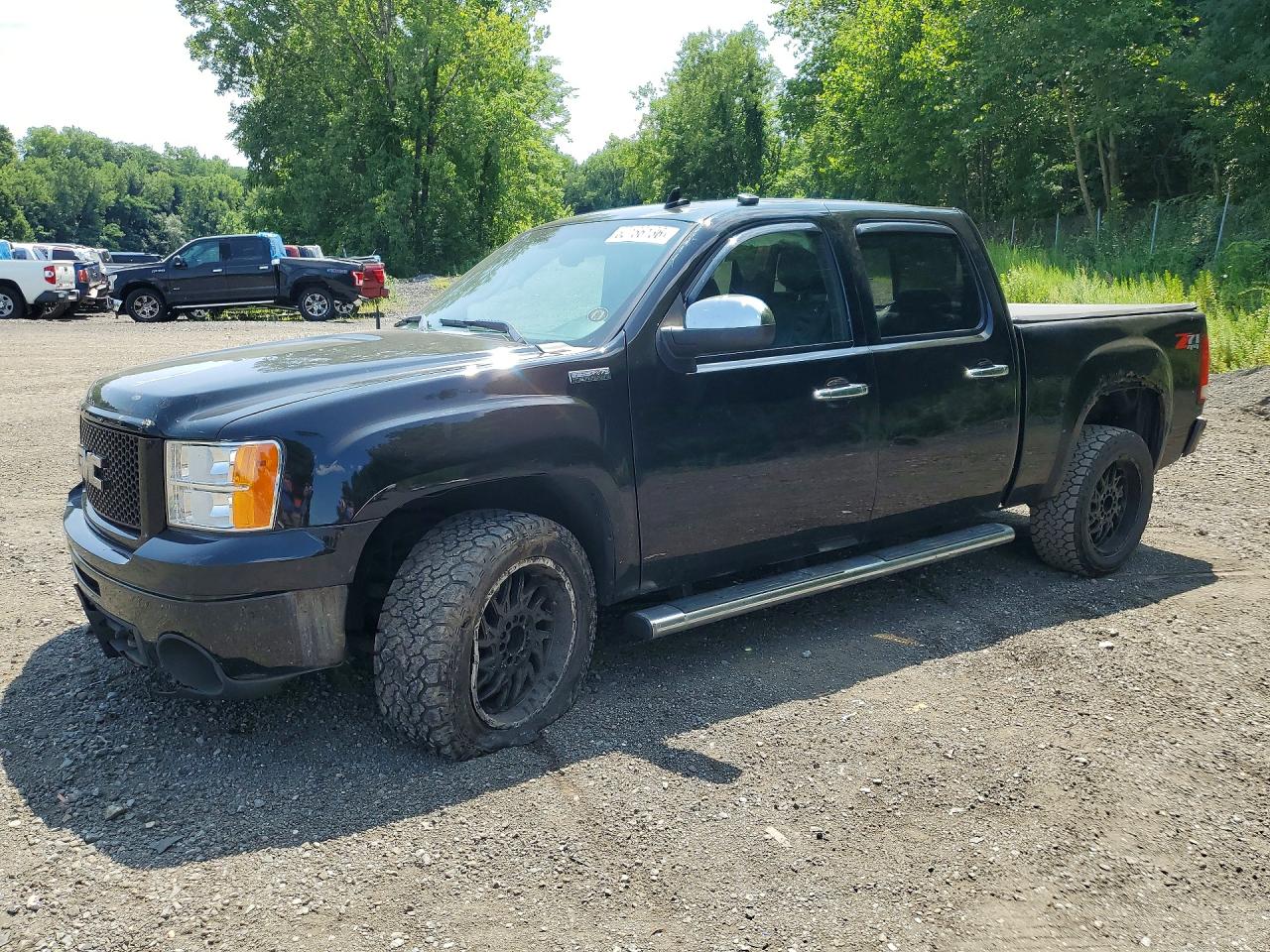 2011 Gmc Sierra K1500 Slt Черный vin: 3GTP2WE39BG299159