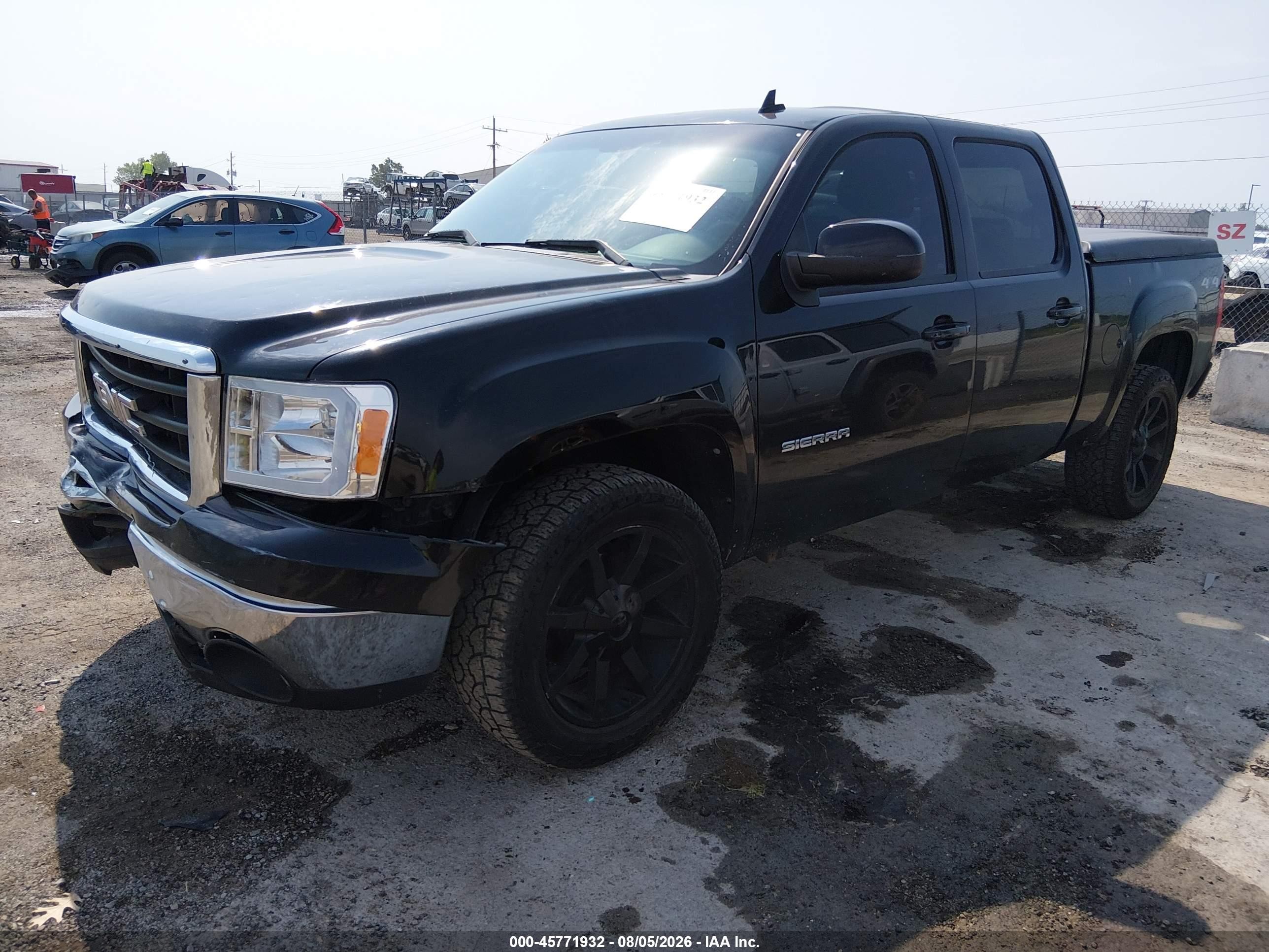 2011 Gmc Sierra 1500 Slt Black vin: 3GTP2WE39BG379772