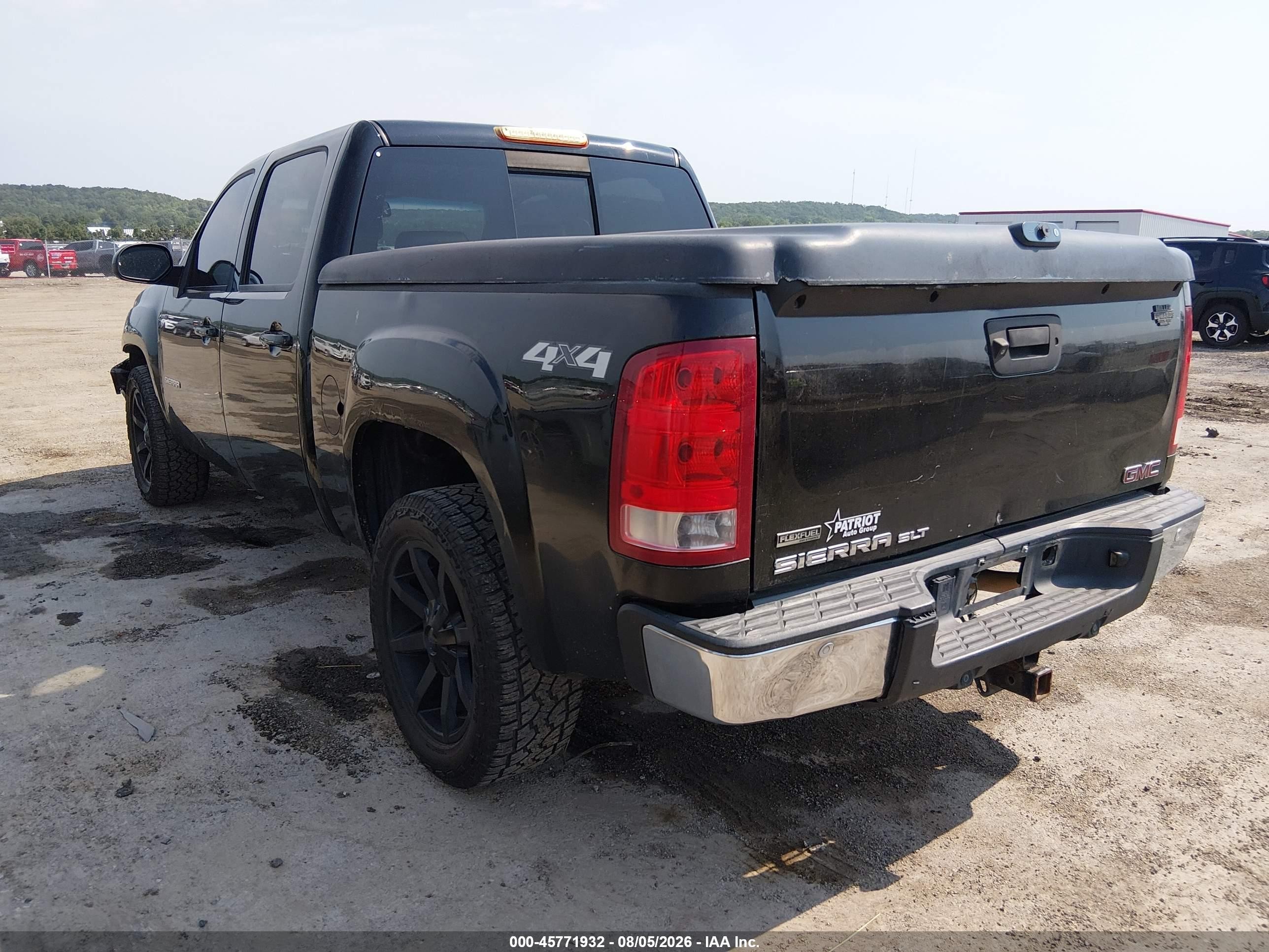 2011 Gmc Sierra 1500 Slt Black vin: 3GTP2WE39BG379772
