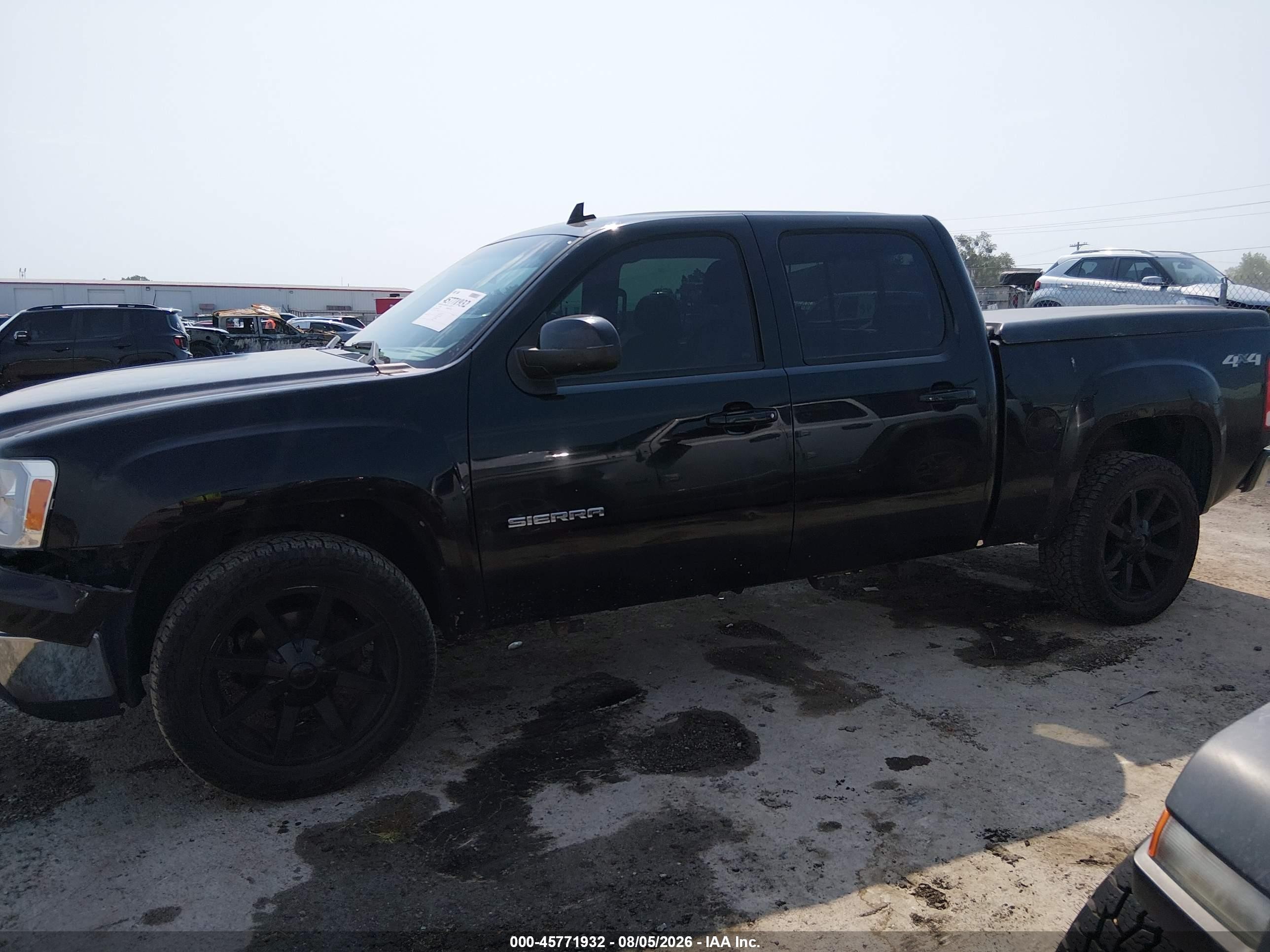2011 Gmc Sierra 1500 Slt Black vin: 3GTP2WE39BG379772