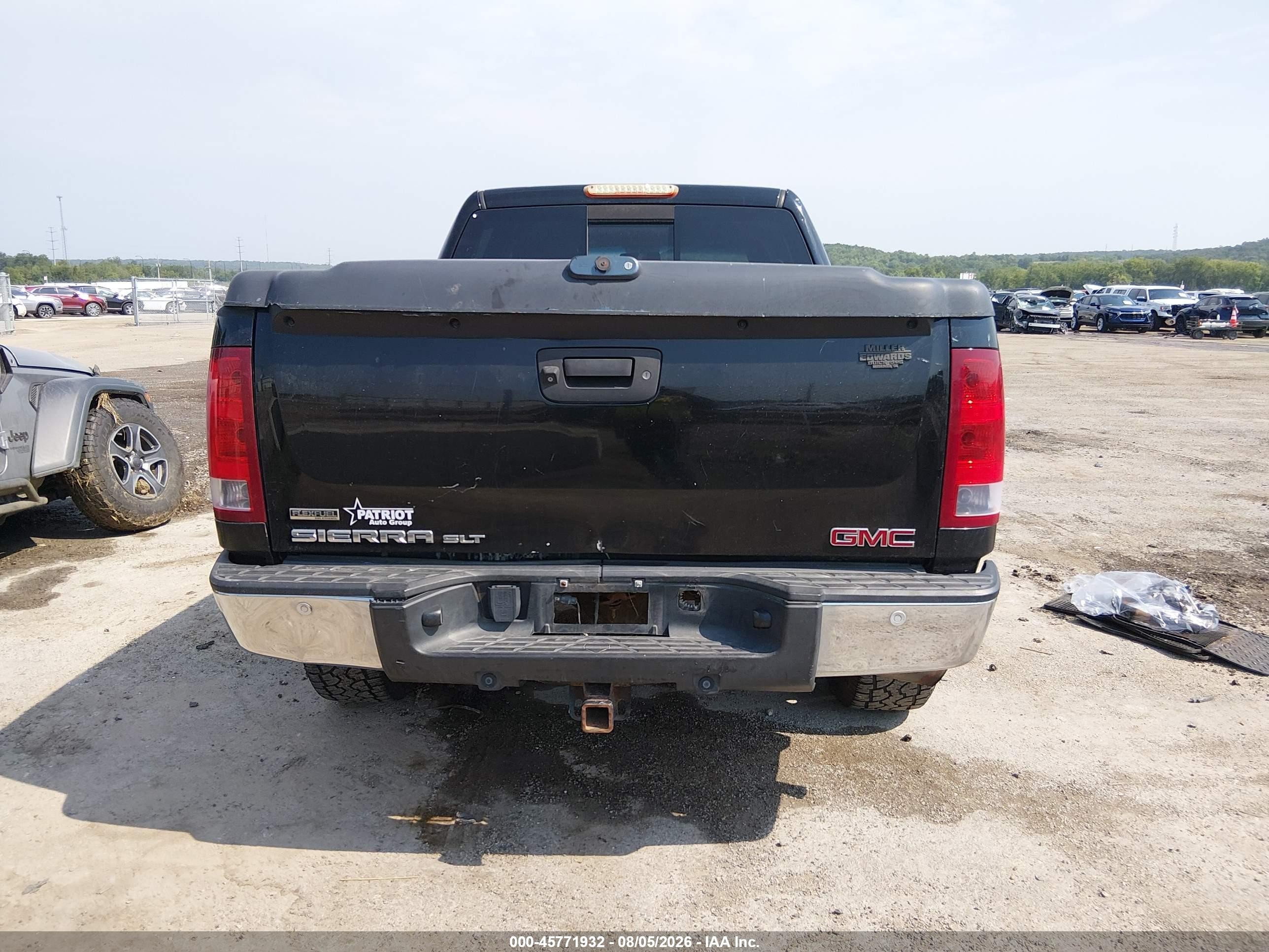 2011 Gmc Sierra 1500 Slt Black vin: 3GTP2WE39BG379772