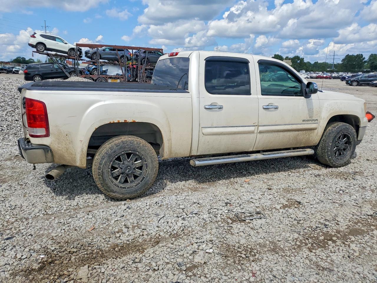 2011 Gmc Sierra K1500 Slt White vin: 3GTP2WE3XBG389419