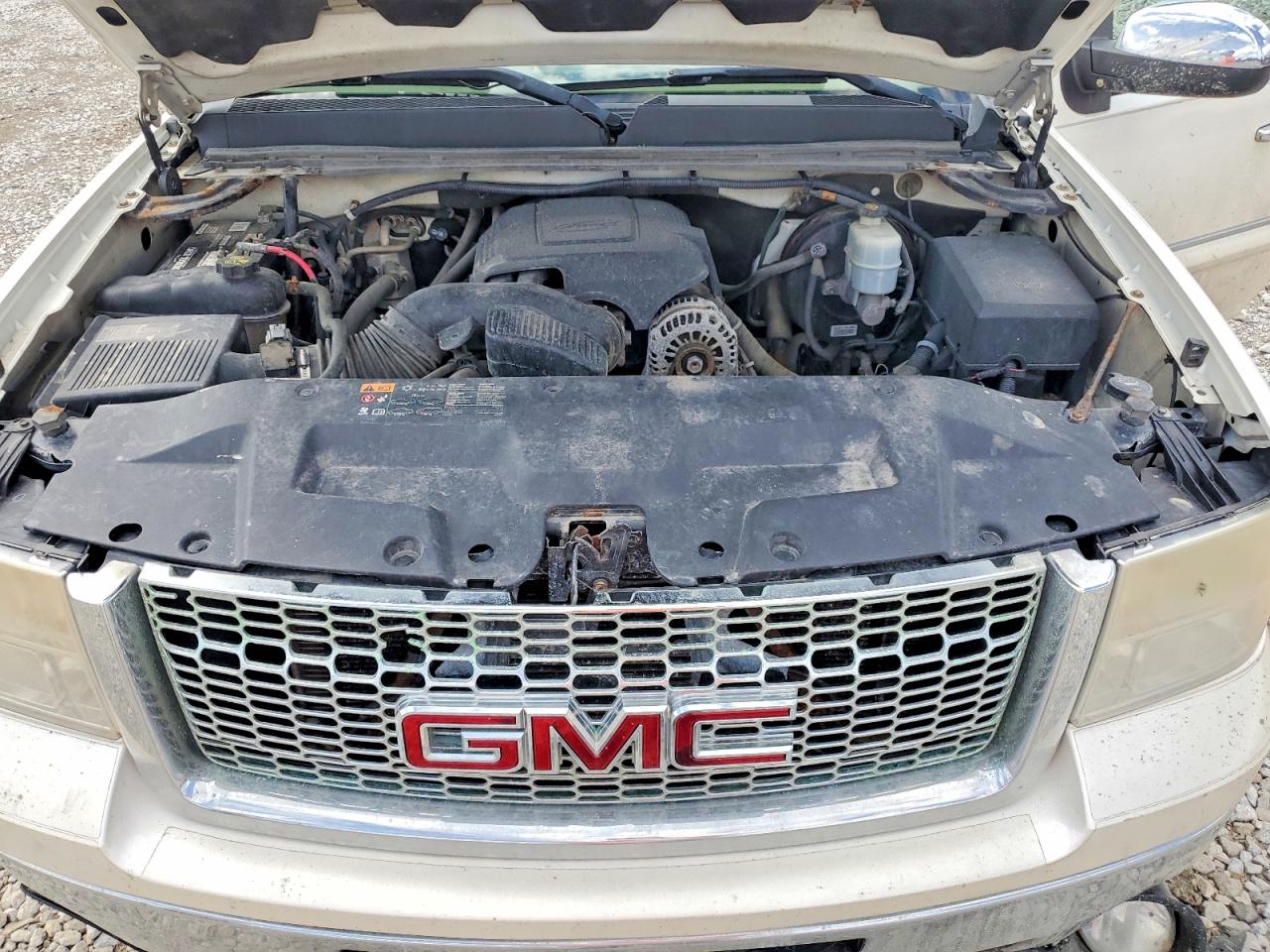 2011 Gmc Sierra K1500 Slt White vin: 3GTP2WE3XBG389419