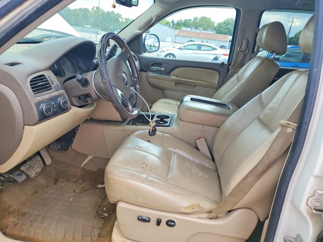 2011 Gmc Sierra K1500 Slt White vin: 3GTP2WE3XBG389419