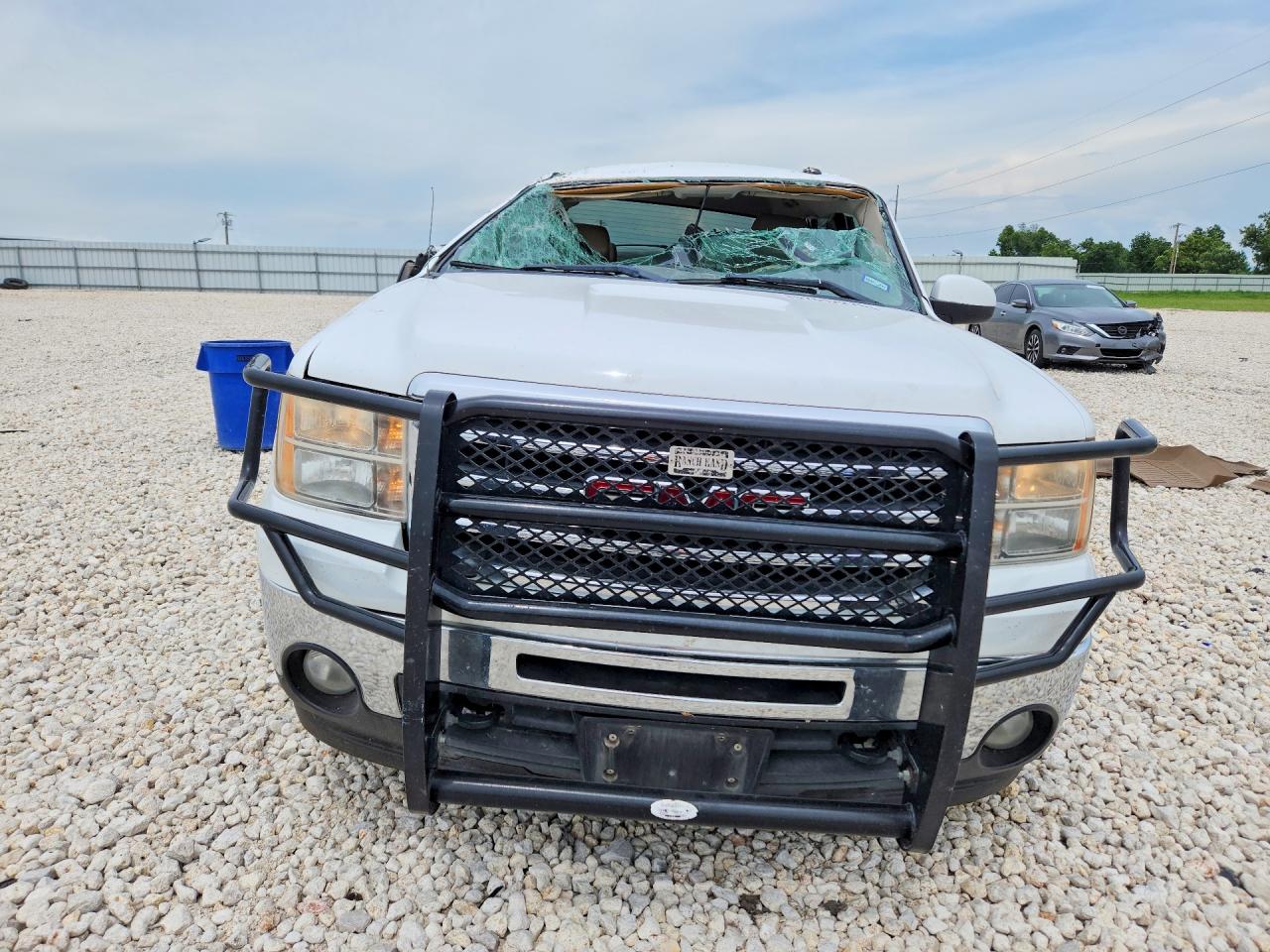 2012 Gmc Sierra K1500 Slt White vin: 3GTP2WE70CG218067