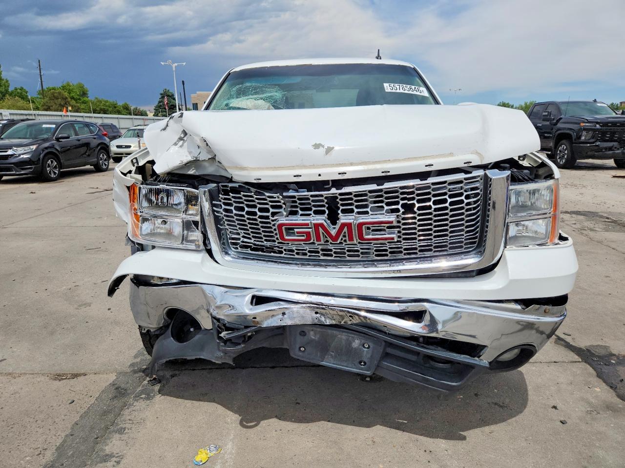 2012 Gmc Sierra K1500 Slt White vin: 3GTP2WE70CG251215