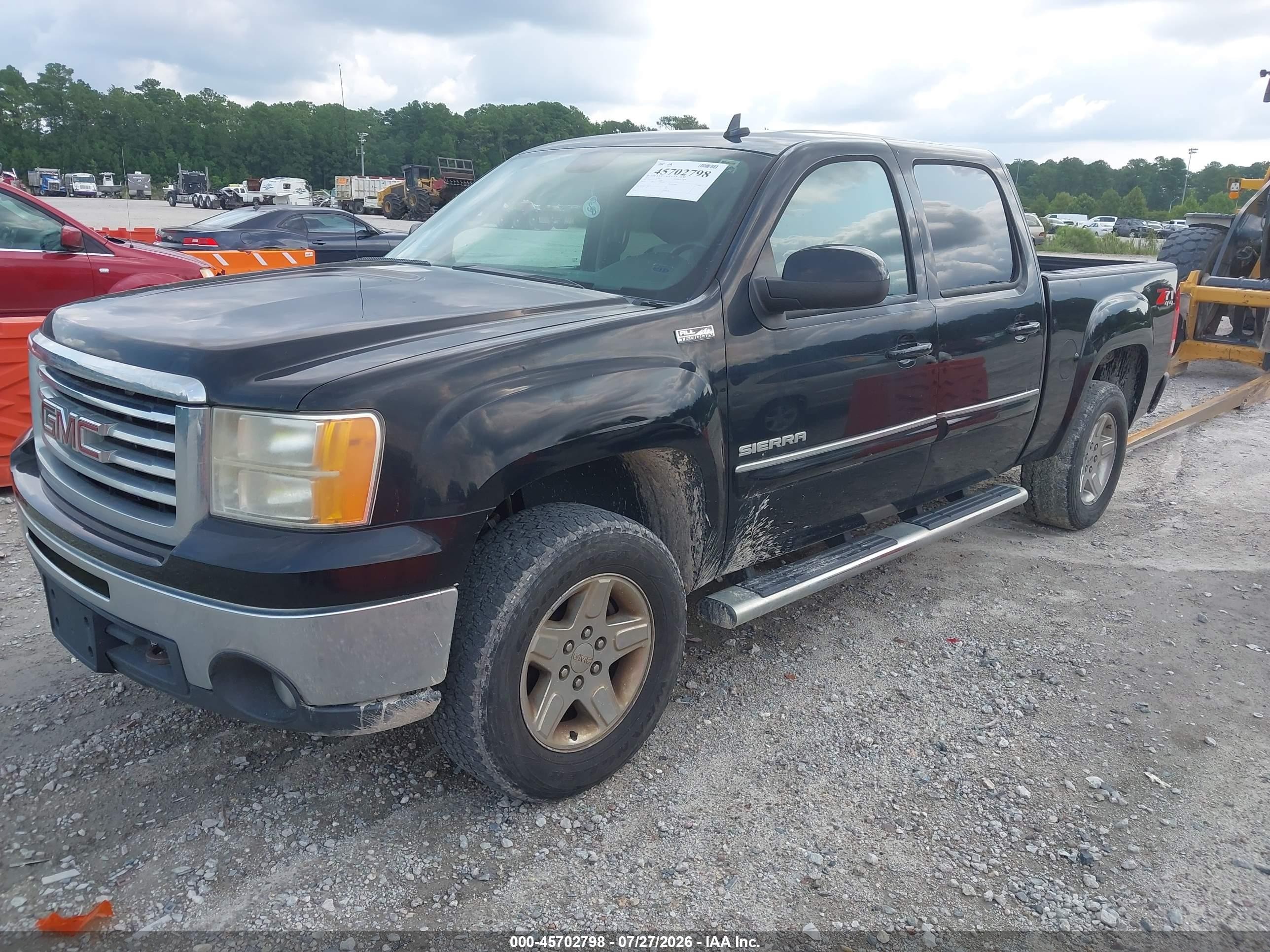 2013 Gmc Sierra 1500 Slt Black vin: 3GTP2WE70DG173858