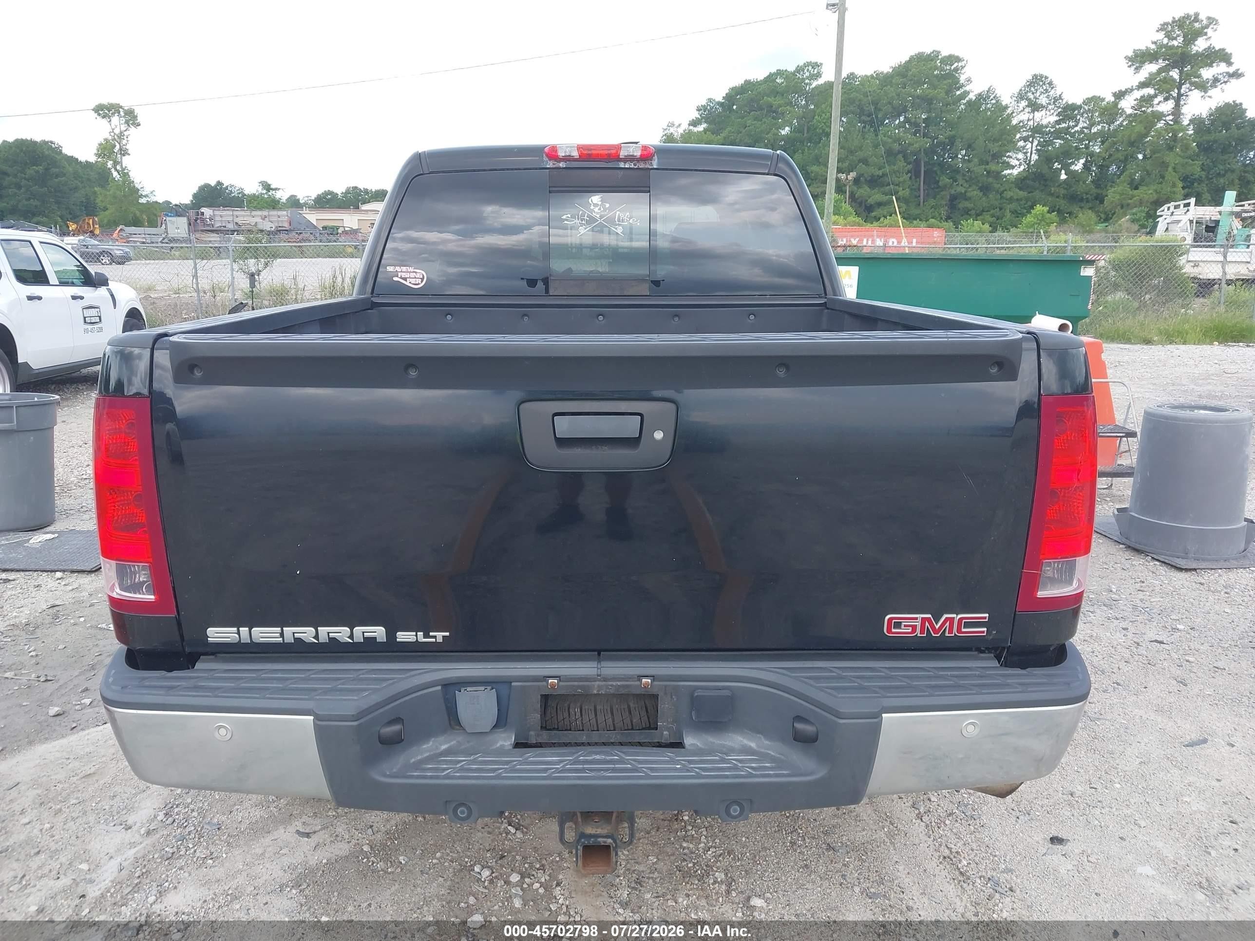 2013 Gmc Sierra 1500 Slt Black vin: 3GTP2WE70DG173858