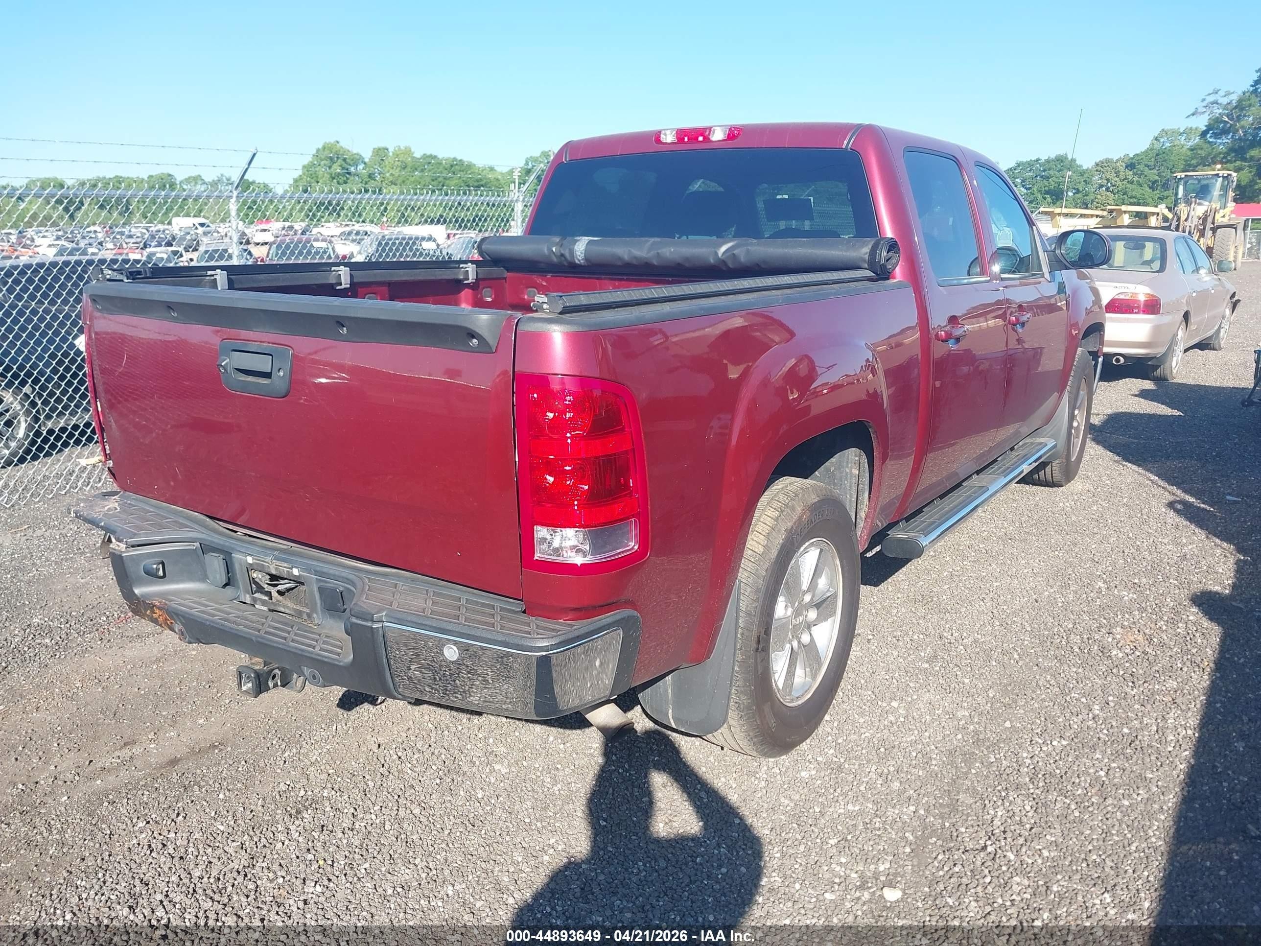 2013 Gmc Sierra 1500 Slt Maroon vin: 3GTP2WE70DG206647