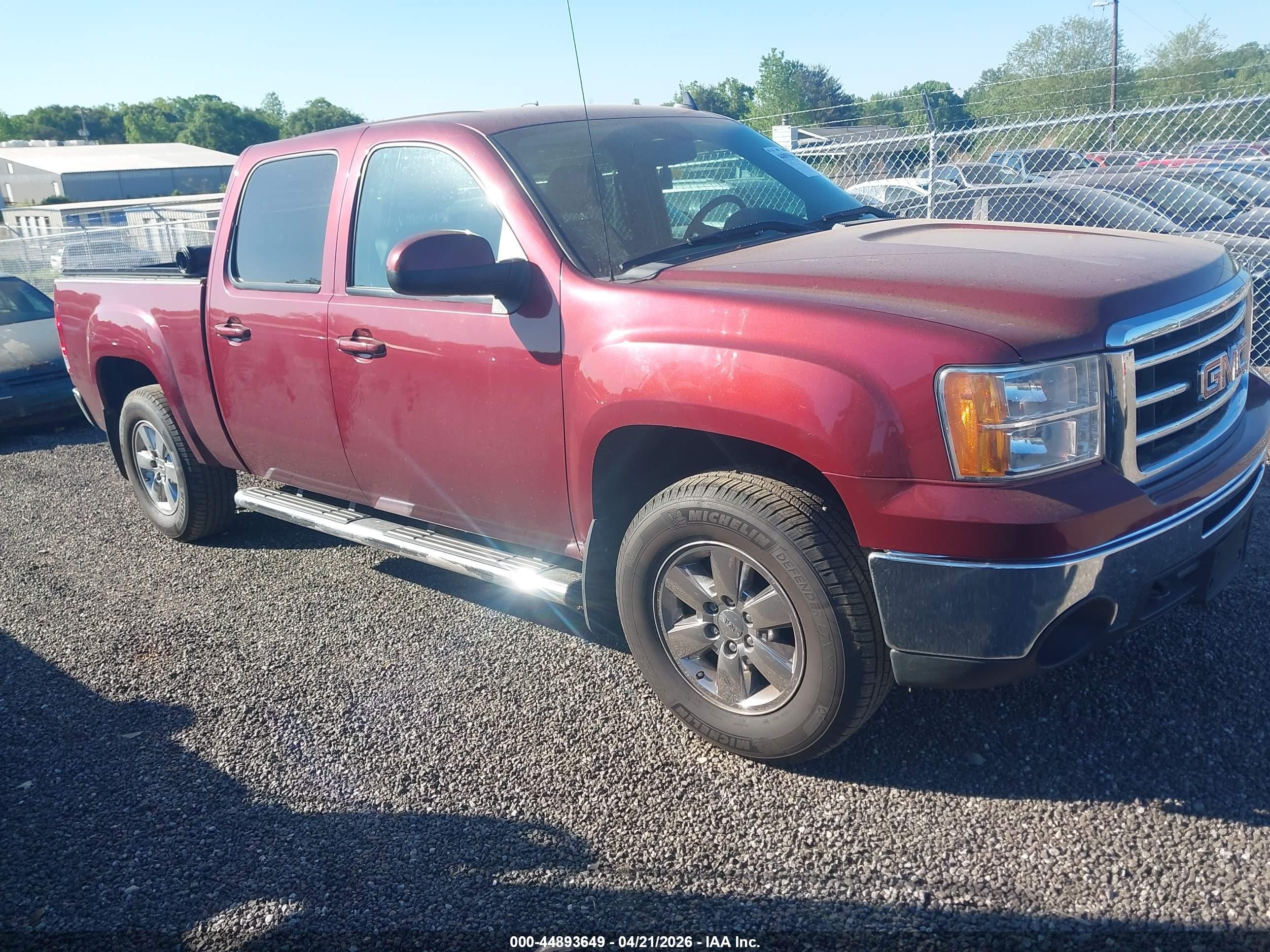 2013 Gmc Sierra 1500 Slt Maroon vin: 3GTP2WE70DG206647