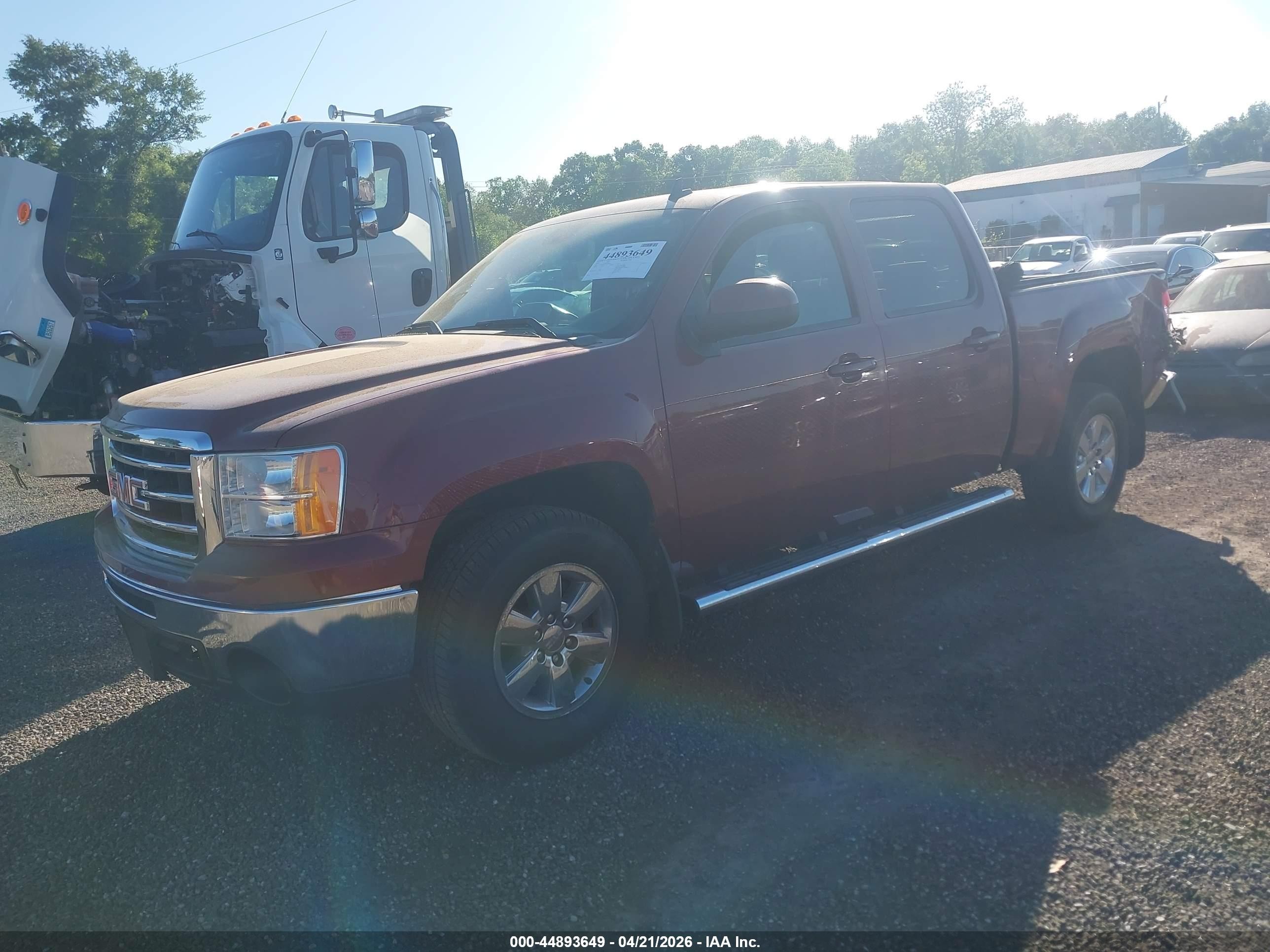 2013 Gmc Sierra 1500 Slt Maroon vin: 3GTP2WE70DG206647