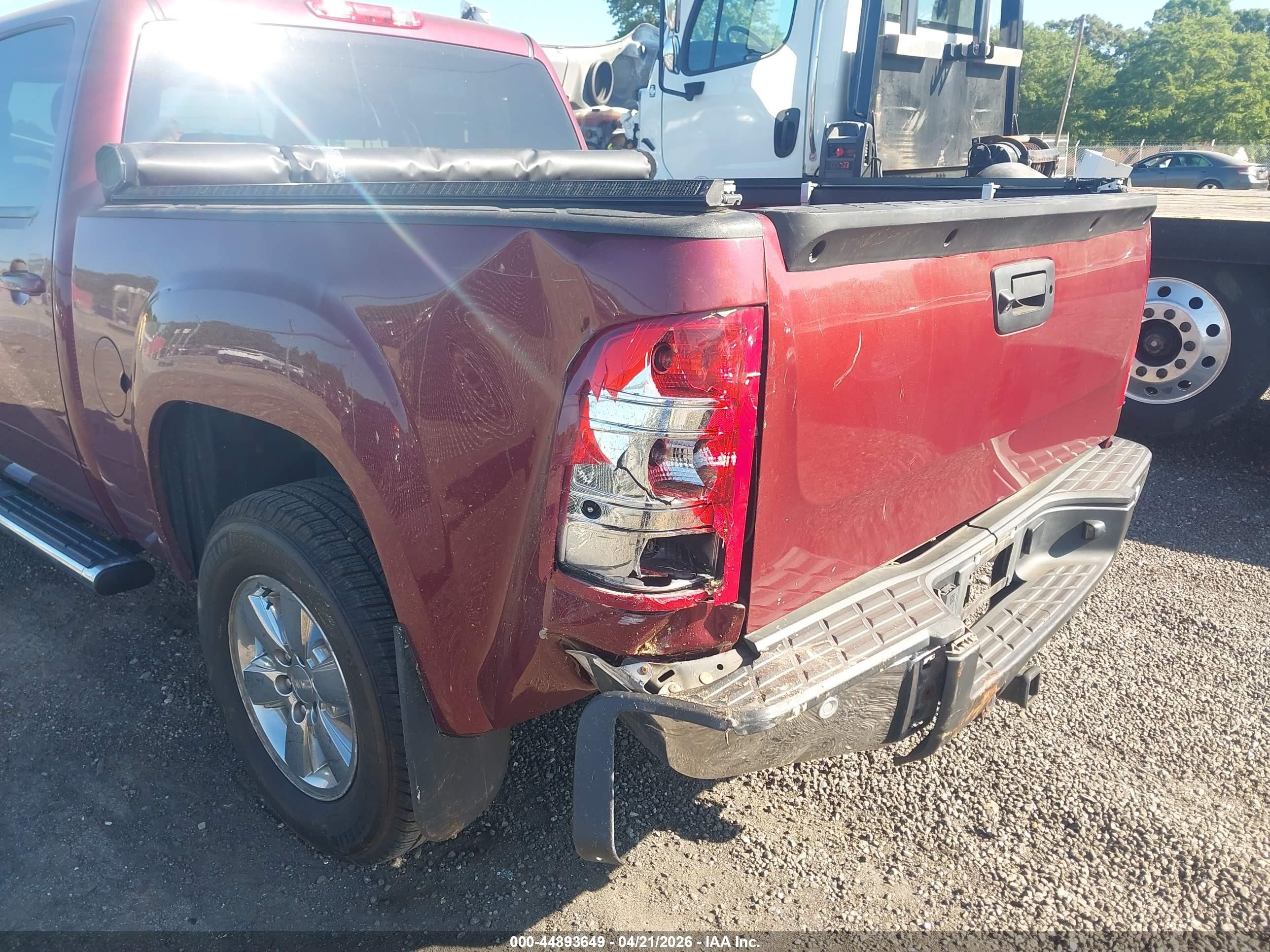 2013 Gmc Sierra 1500 Slt Maroon vin: 3GTP2WE70DG206647
