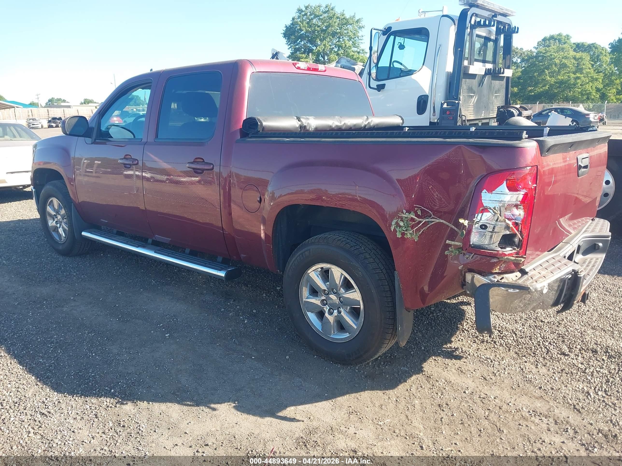 2013 Gmc Sierra 1500 Slt Maroon vin: 3GTP2WE70DG206647