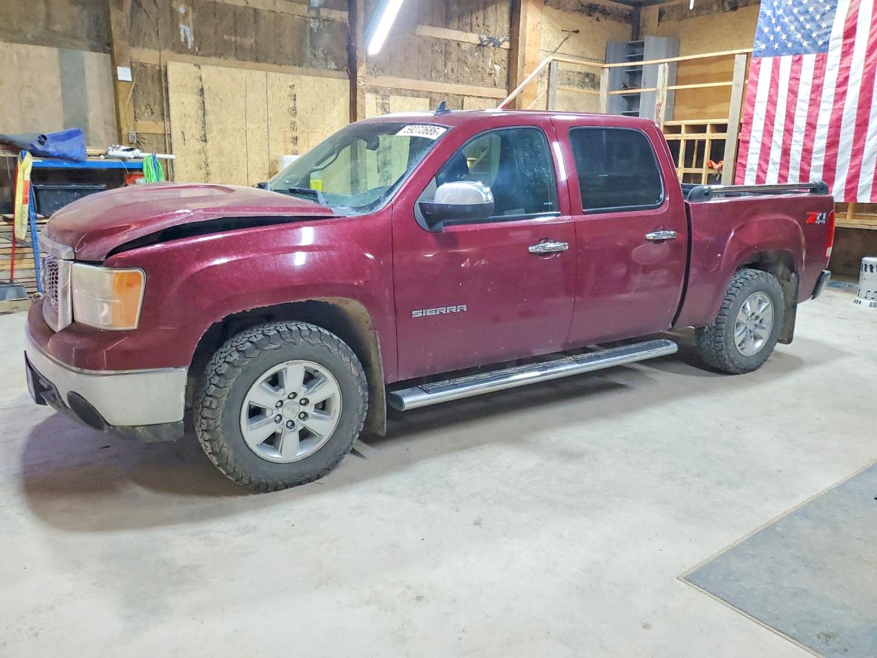 2013 Gmc Sierra K1500 Slt Maroon vin: 3GTP2WE70DG269926