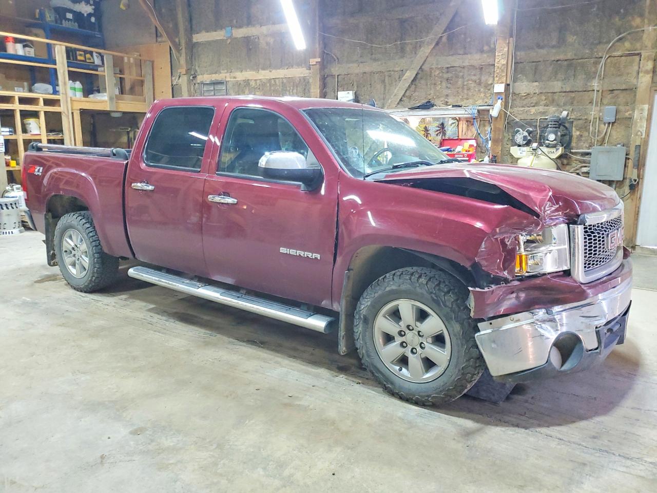 2013 Gmc Sierra K1500 Slt Maroon vin: 3GTP2WE70DG269926