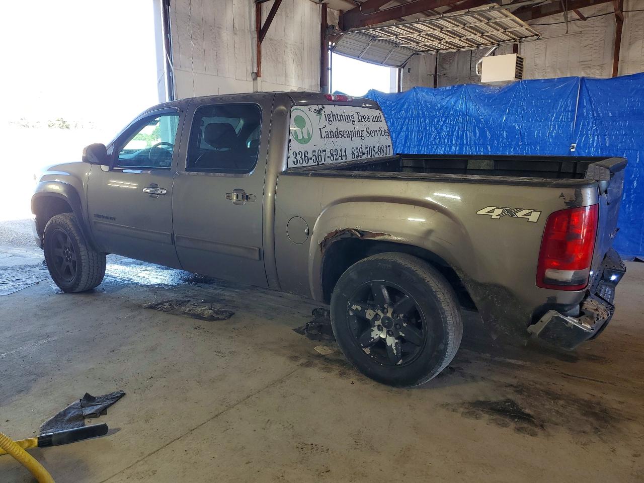 2013 Gmc Sierra K1500 Slt Gray vin: 3GTP2WE70DG283180