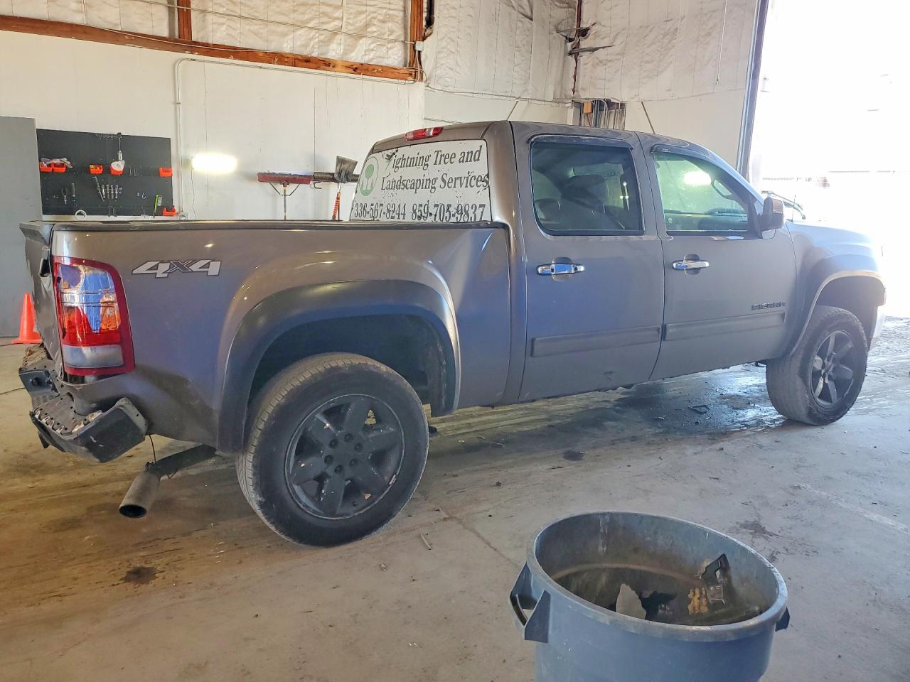 2013 Gmc Sierra K1500 Slt Gray vin: 3GTP2WE70DG283180