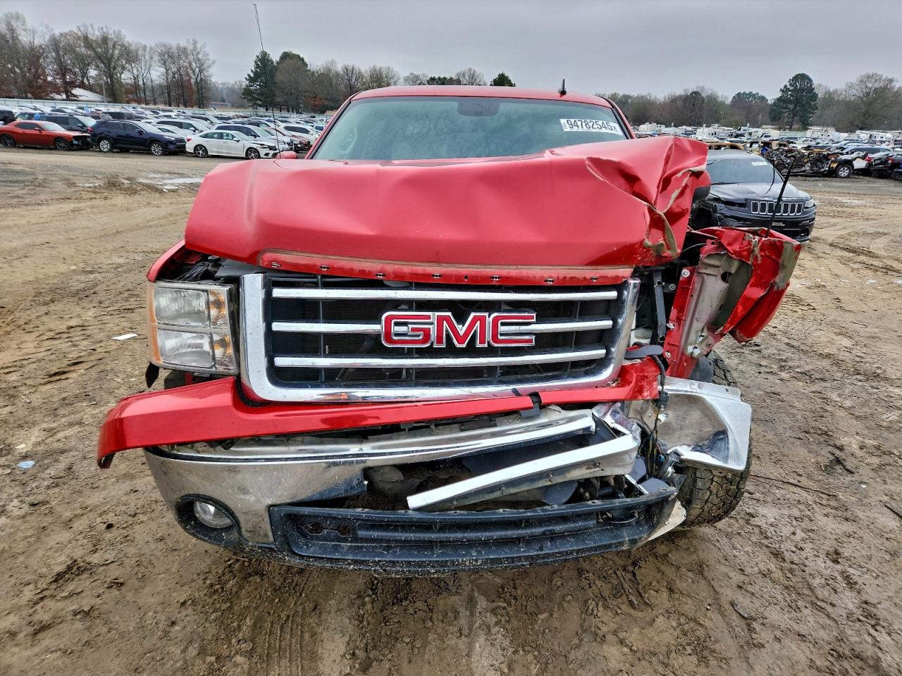 2013 Gmc Sierra K1500 Slt Red vin: 3GTP2WE70DG368035