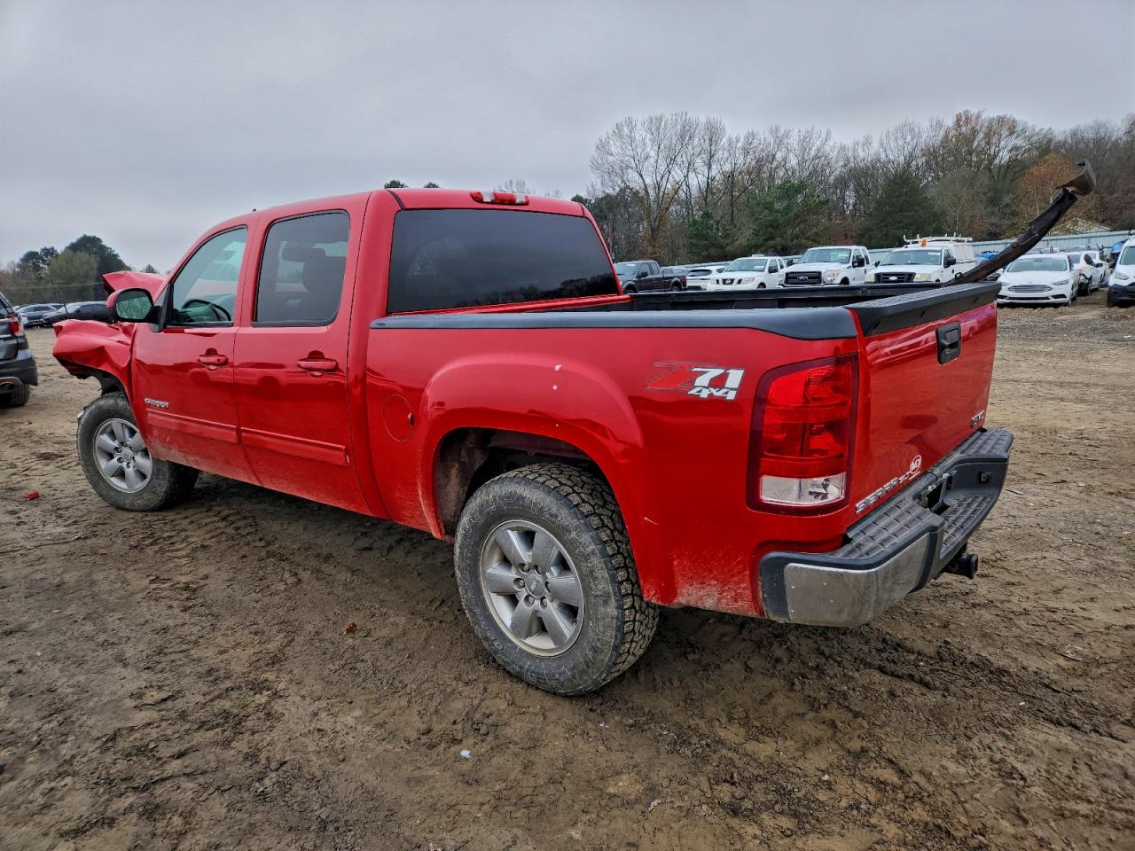 2013 Gmc Sierra K1500 Slt Red vin: 3GTP2WE70DG368035