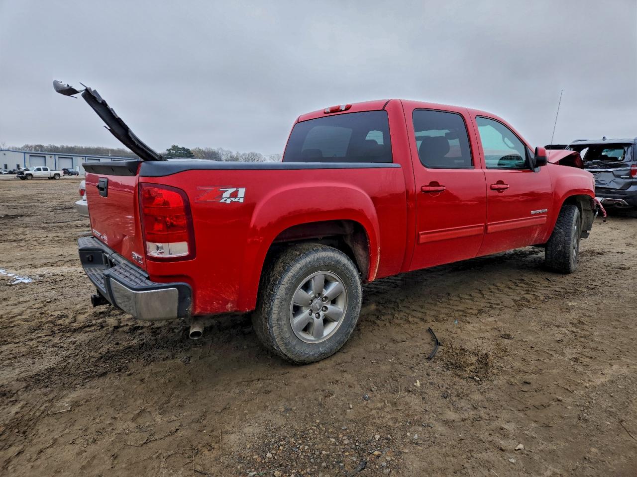 2013 Gmc Sierra K1500 Slt Red vin: 3GTP2WE70DG368035