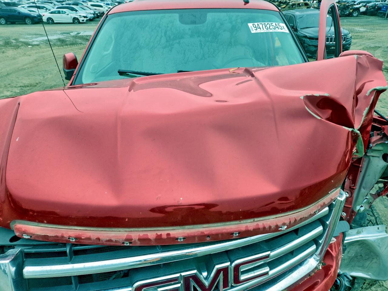 2013 Gmc Sierra K1500 Slt Red vin: 3GTP2WE70DG368035