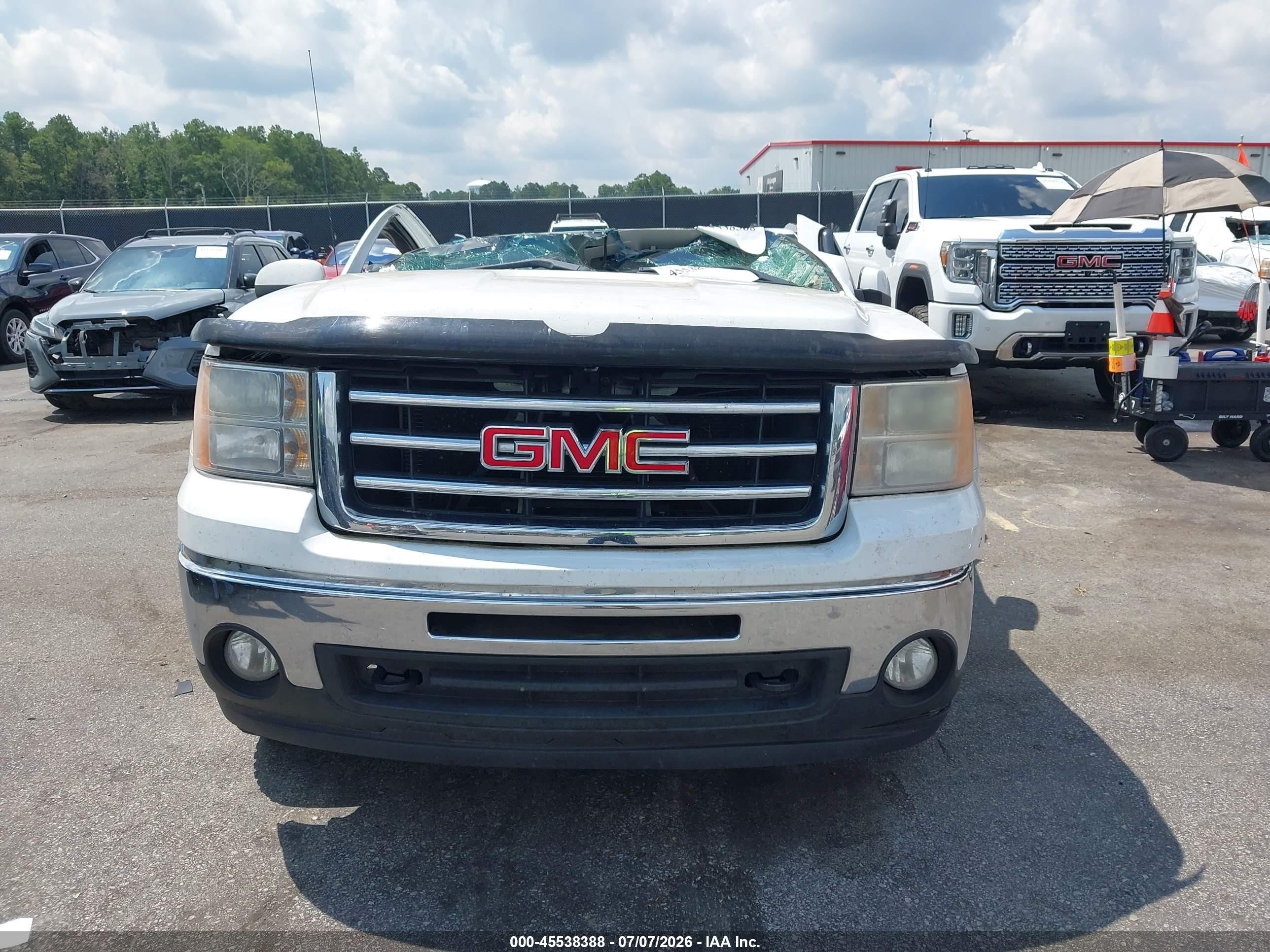2013 Gmc Sierra 1500 Slt White vin: 3GTP2WE71DG279512