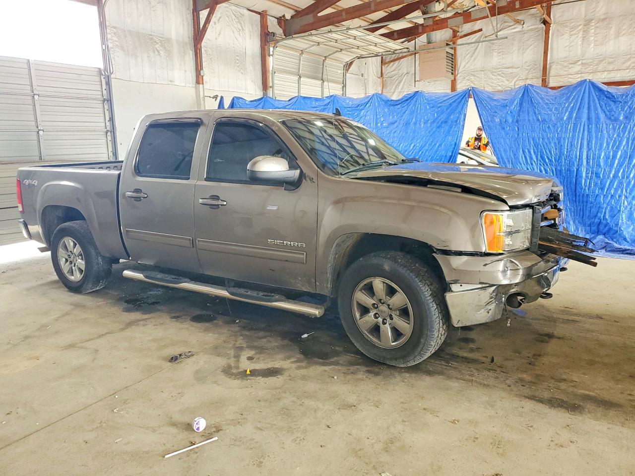 2013 Gmc Sierra K1500 Slt Gray vin: 3GTP2WE71DG291501