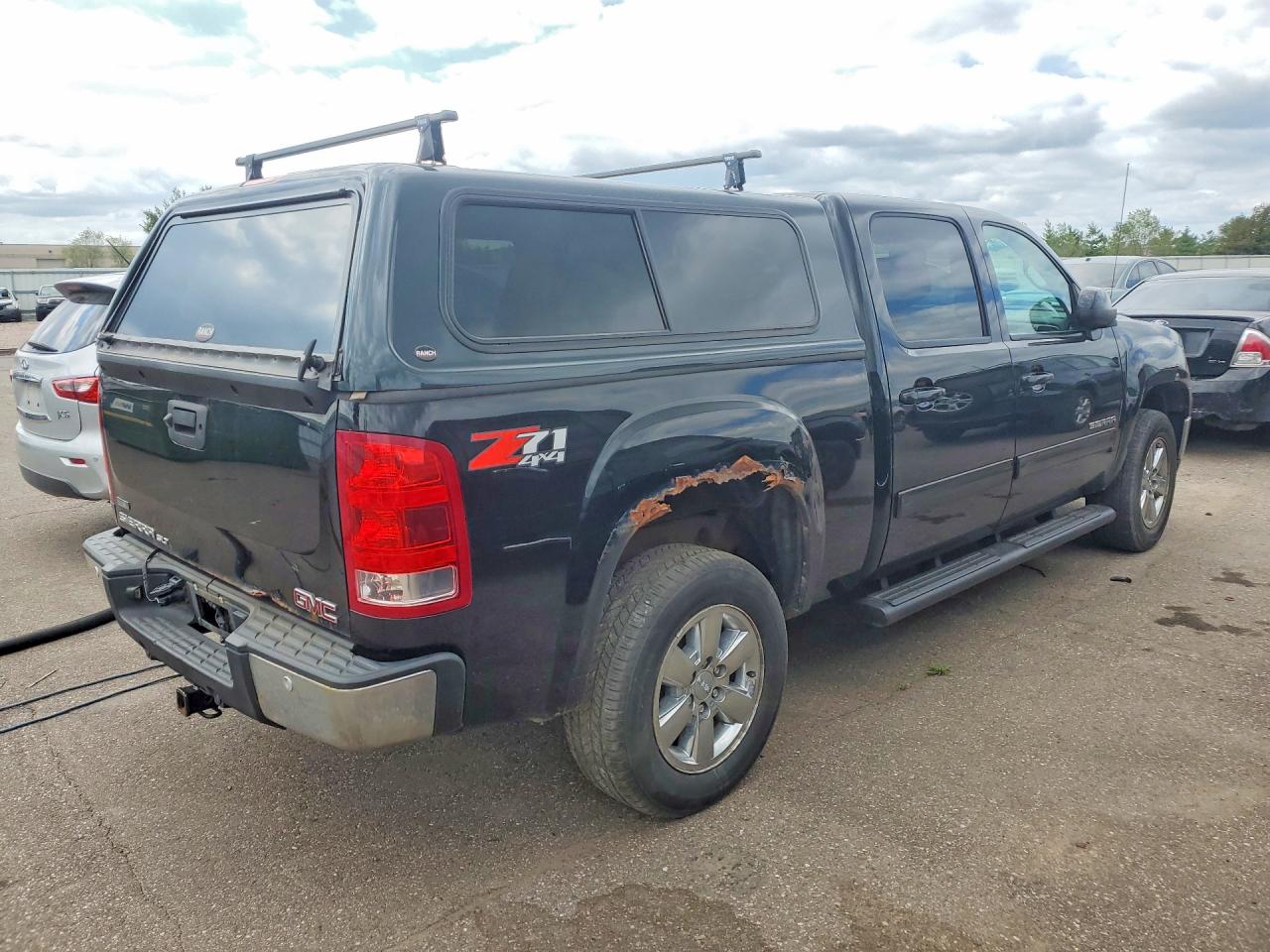 2012 Gmc Sierra K1500 Slt Черный vin: 3GTP2WE72CG116057
