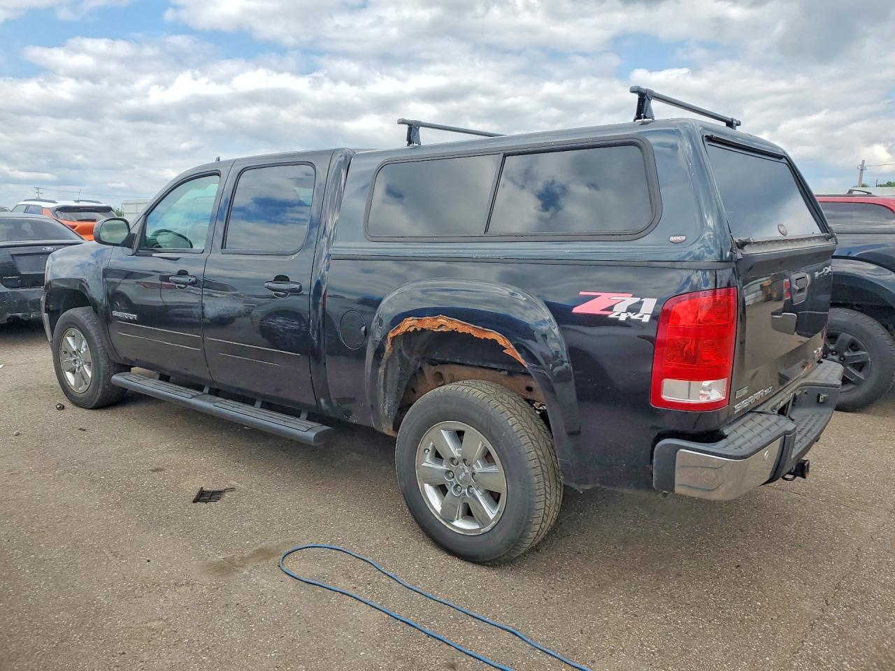 2012 Gmc Sierra K1500 Slt Черный vin: 3GTP2WE72CG116057