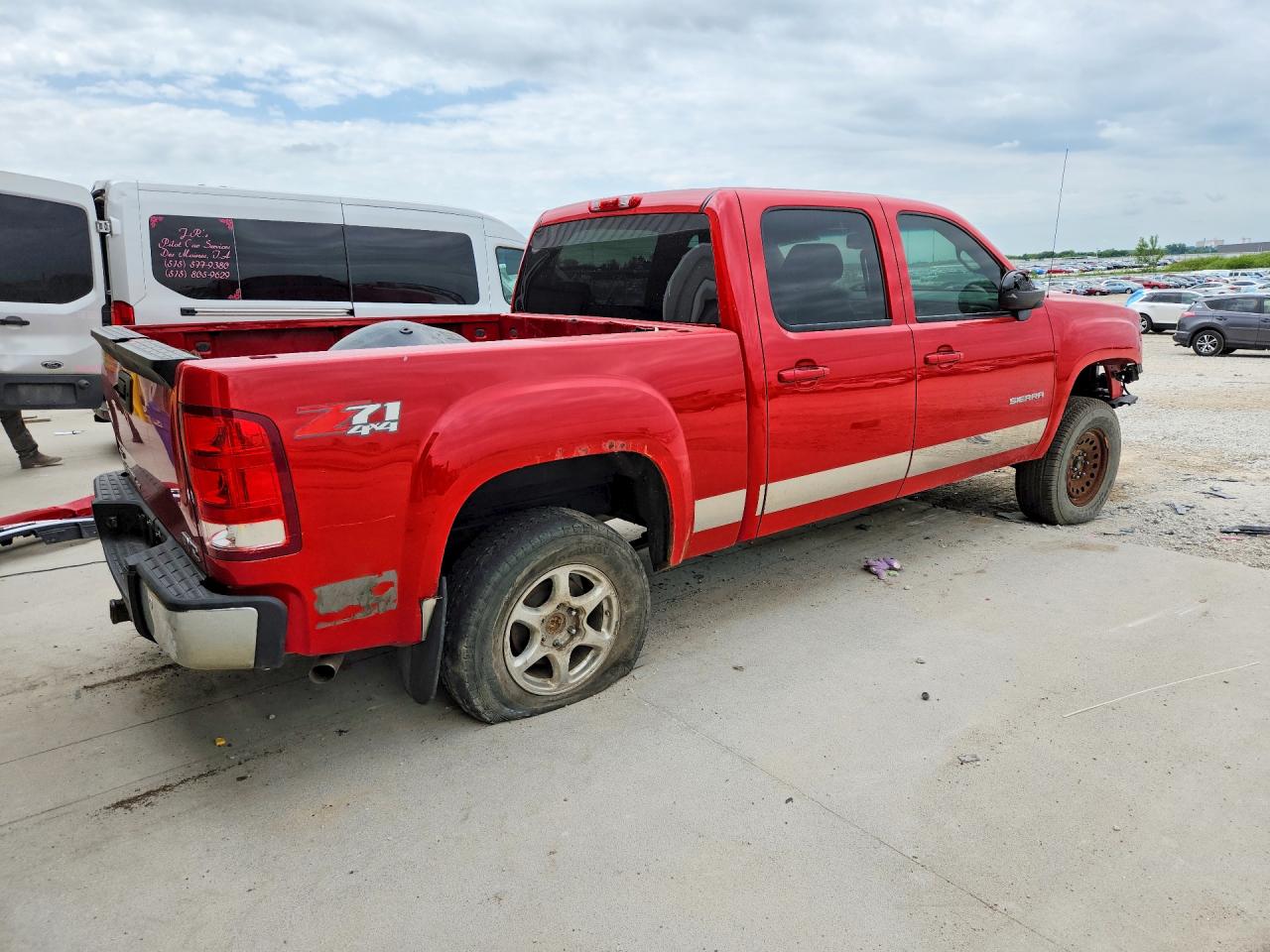 2012 Gmc Sierra K1500 Slt Red vin: 3GTP2WE72CG157501
