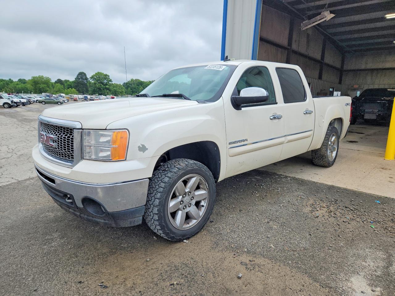 2012 Gmc Sierra K1500 Slt White vin: 3GTP2WE72CG182642