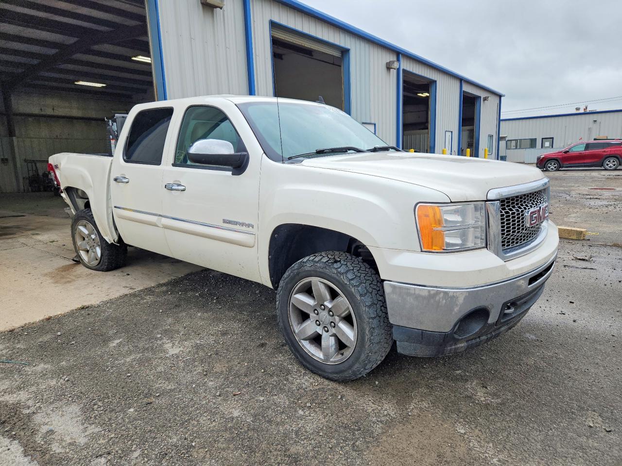 2012 Gmc Sierra K1500 Slt White vin: 3GTP2WE72CG182642