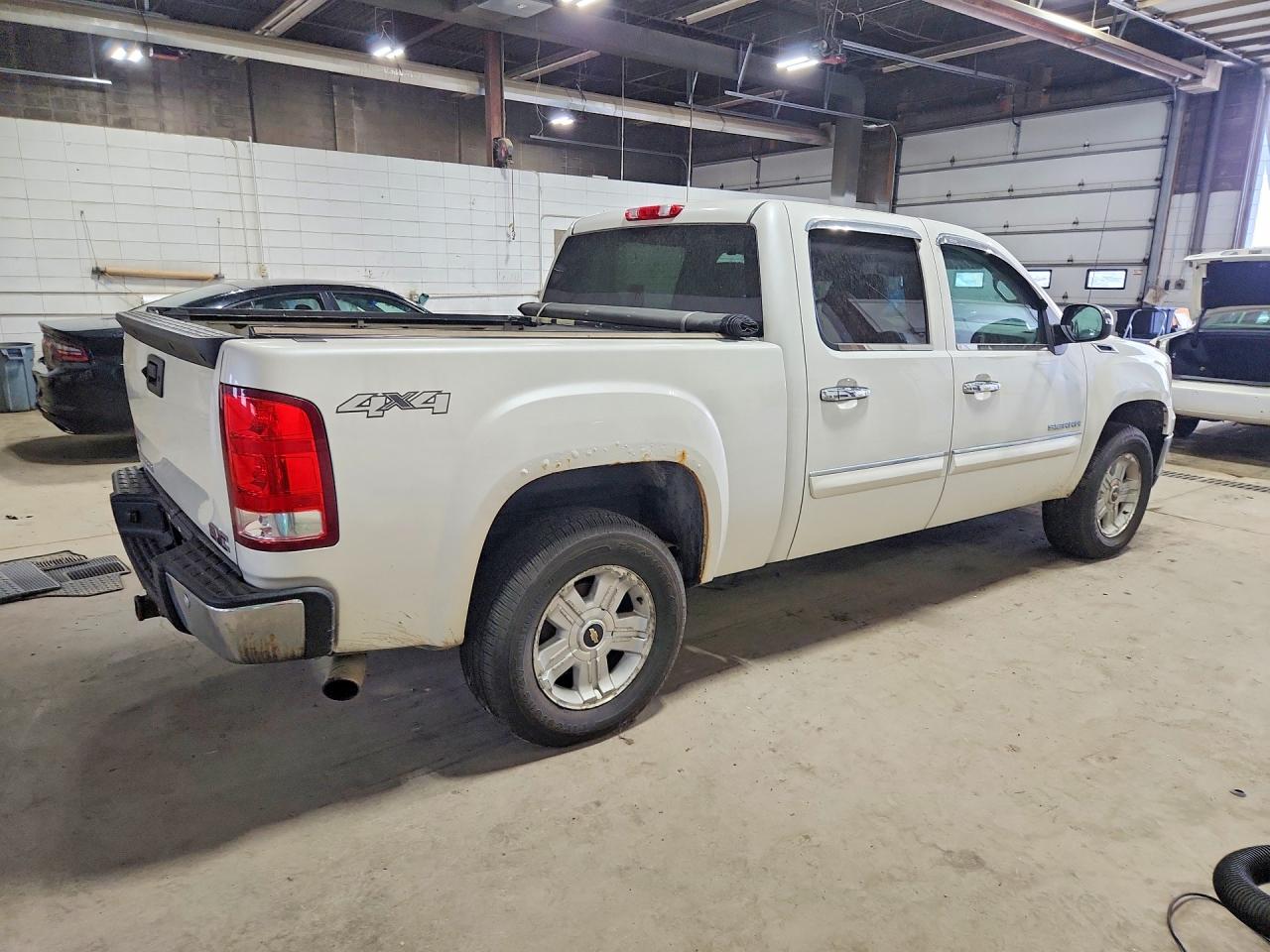2012 Gmc Sierra K1500 Slt Белый vin: 3GTP2WE72CG232035