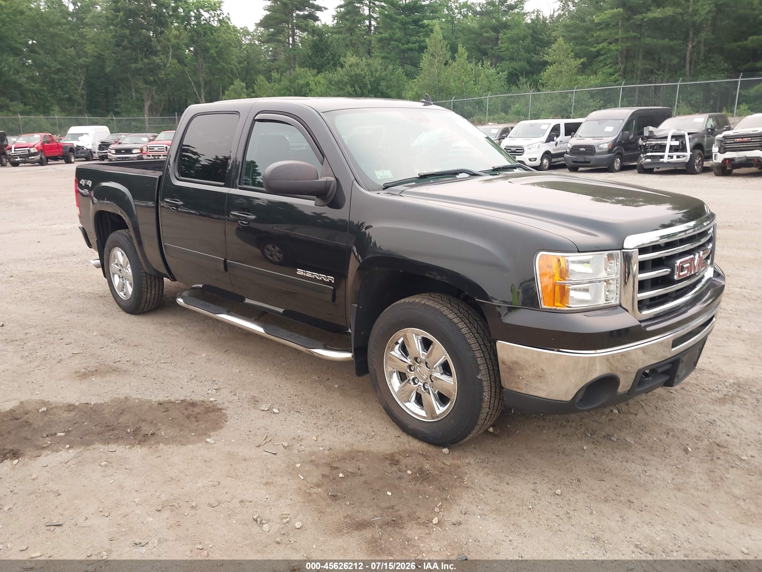 2012 Gmc Sierra 1500 Slt Black vin: 3GTP2WE72CG280926