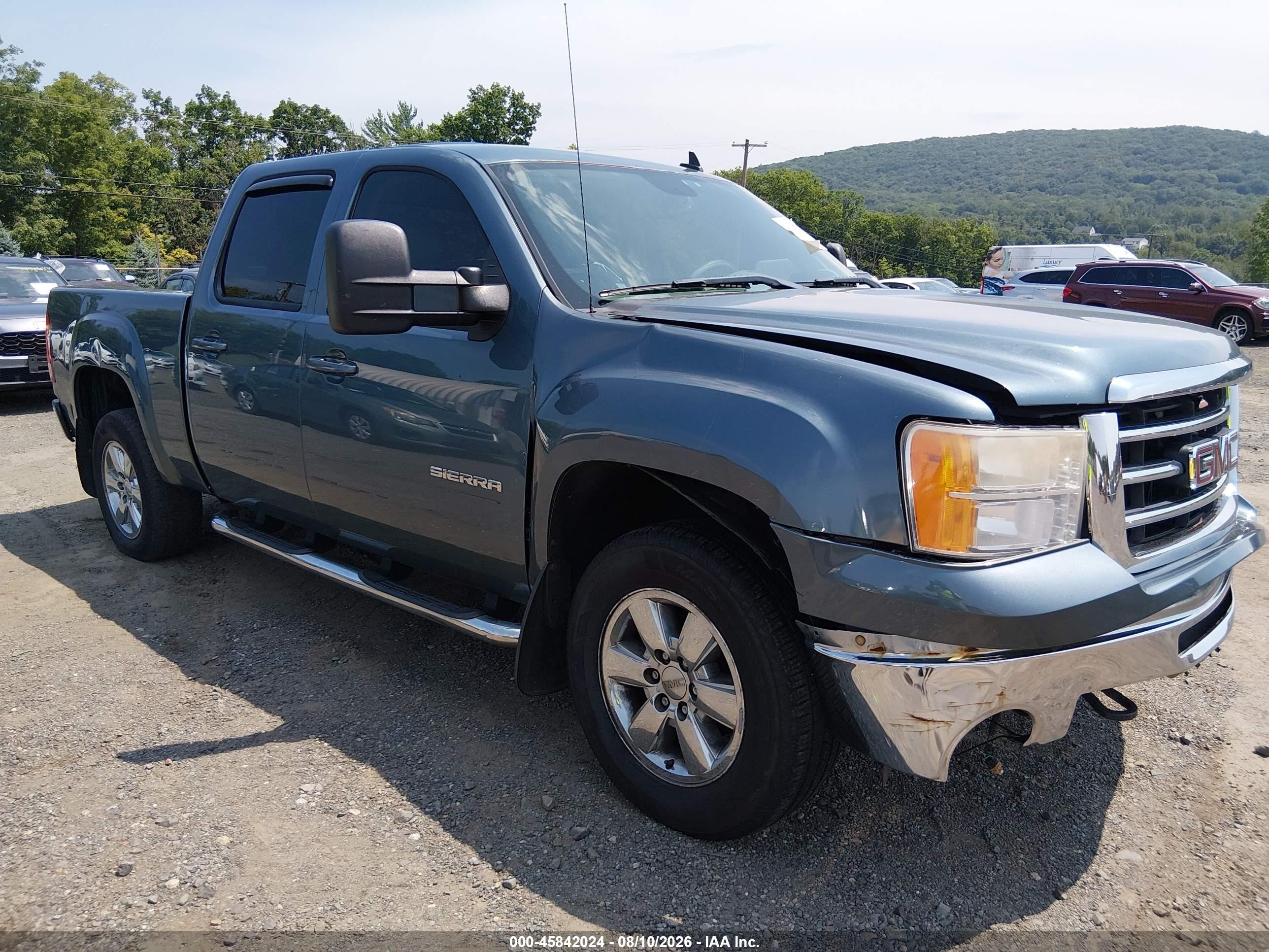 2013 Gmc Sierra 1500 Slt Blue vin: 3GTP2WE72DG163333