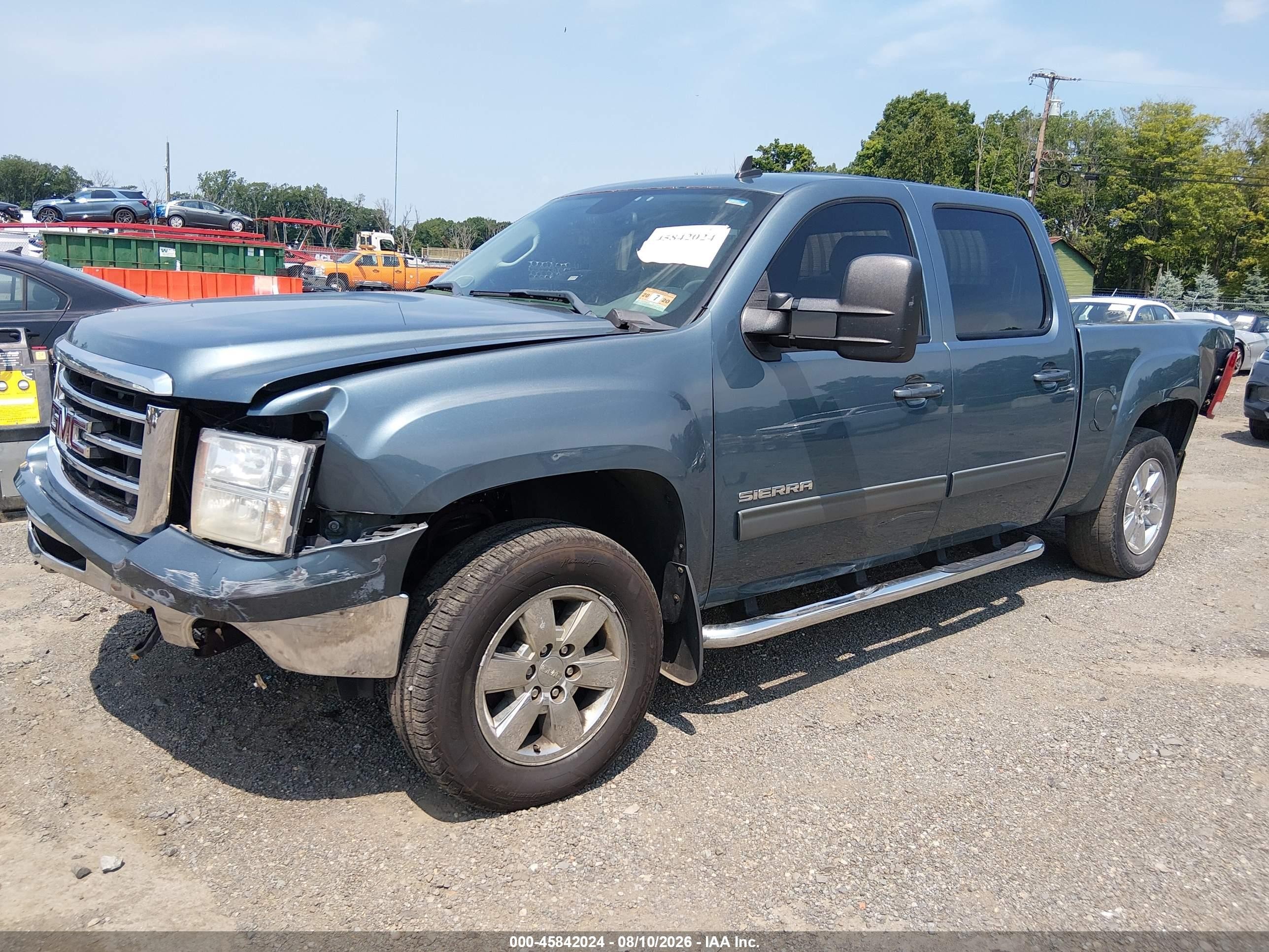 2013 Gmc Sierra 1500 Slt Blue vin: 3GTP2WE72DG163333