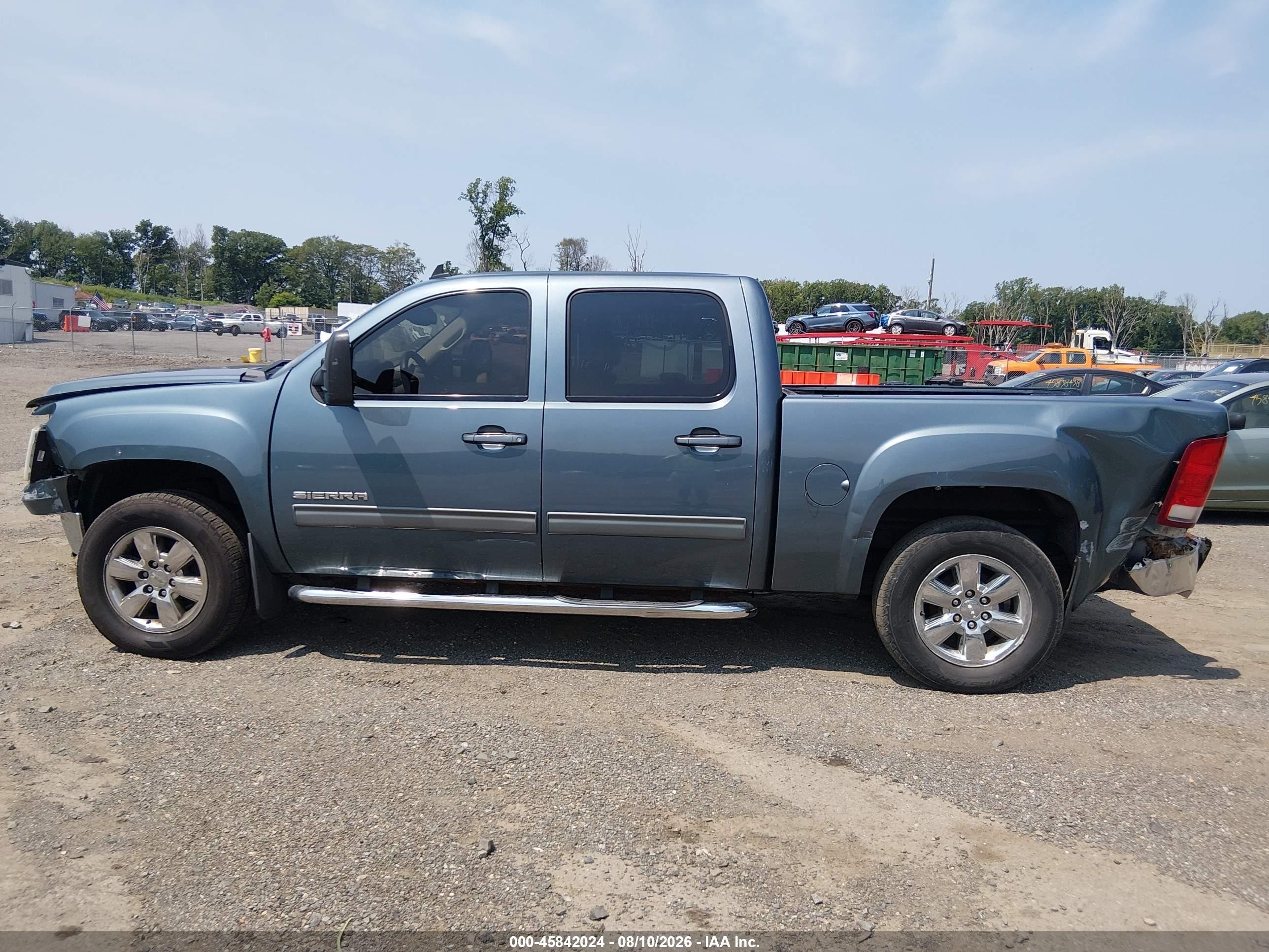 2013 Gmc Sierra 1500 Slt Blue vin: 3GTP2WE72DG163333