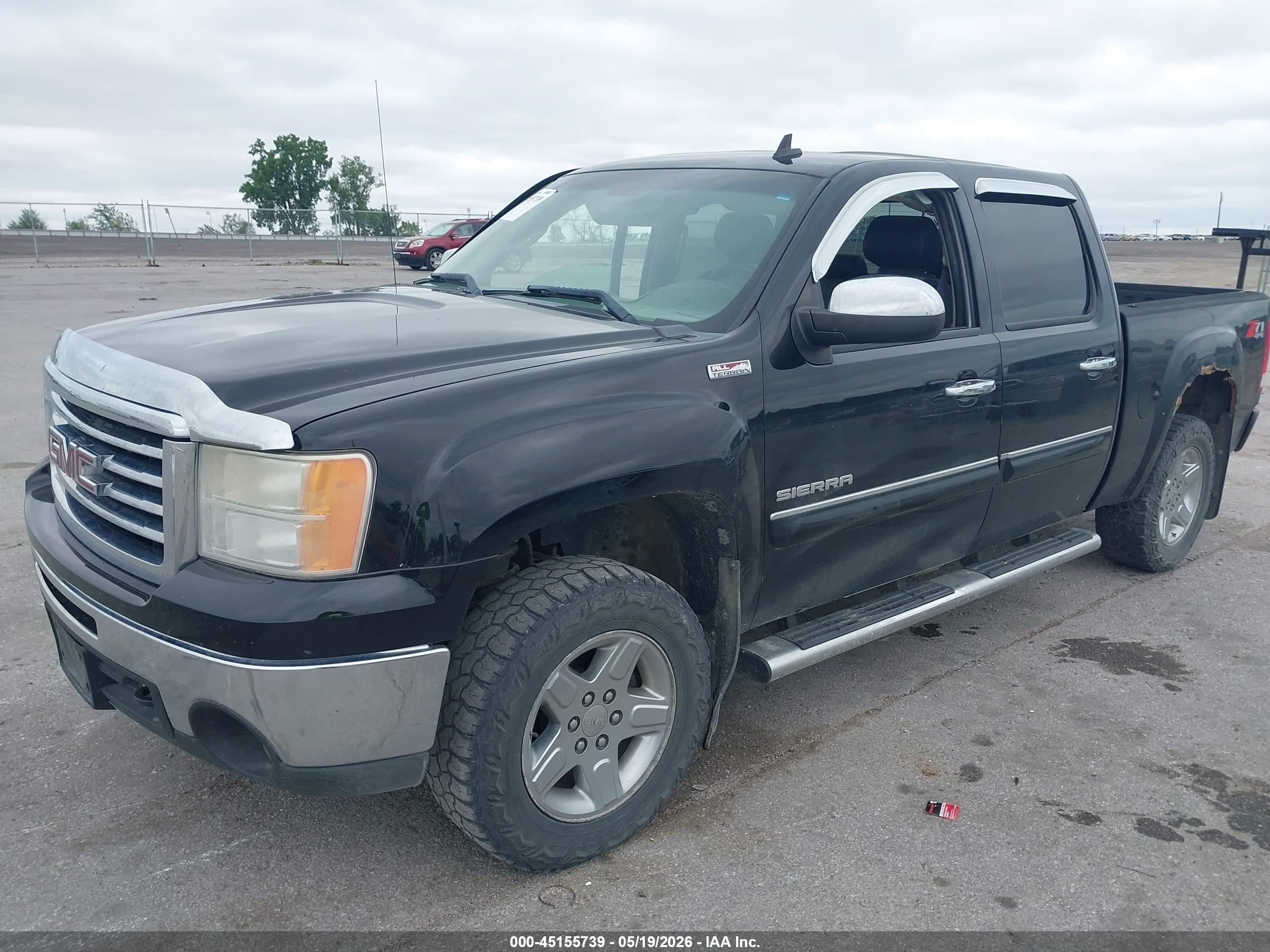 2013 Gmc Sierra 1500 Slt Черный vin: 3GTP2WE72DG211462