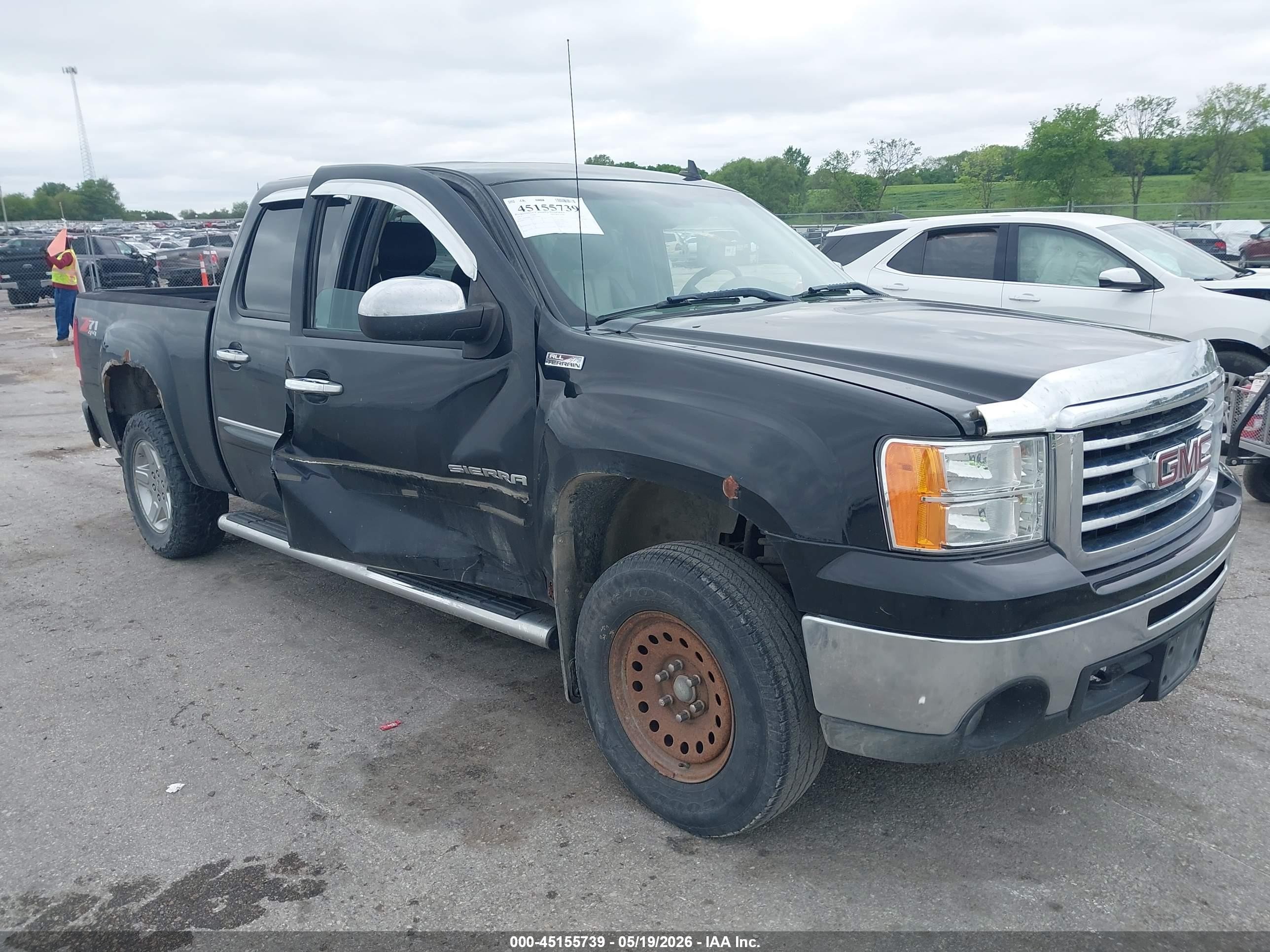 2013 Gmc Sierra 1500 Slt Черный vin: 3GTP2WE72DG211462