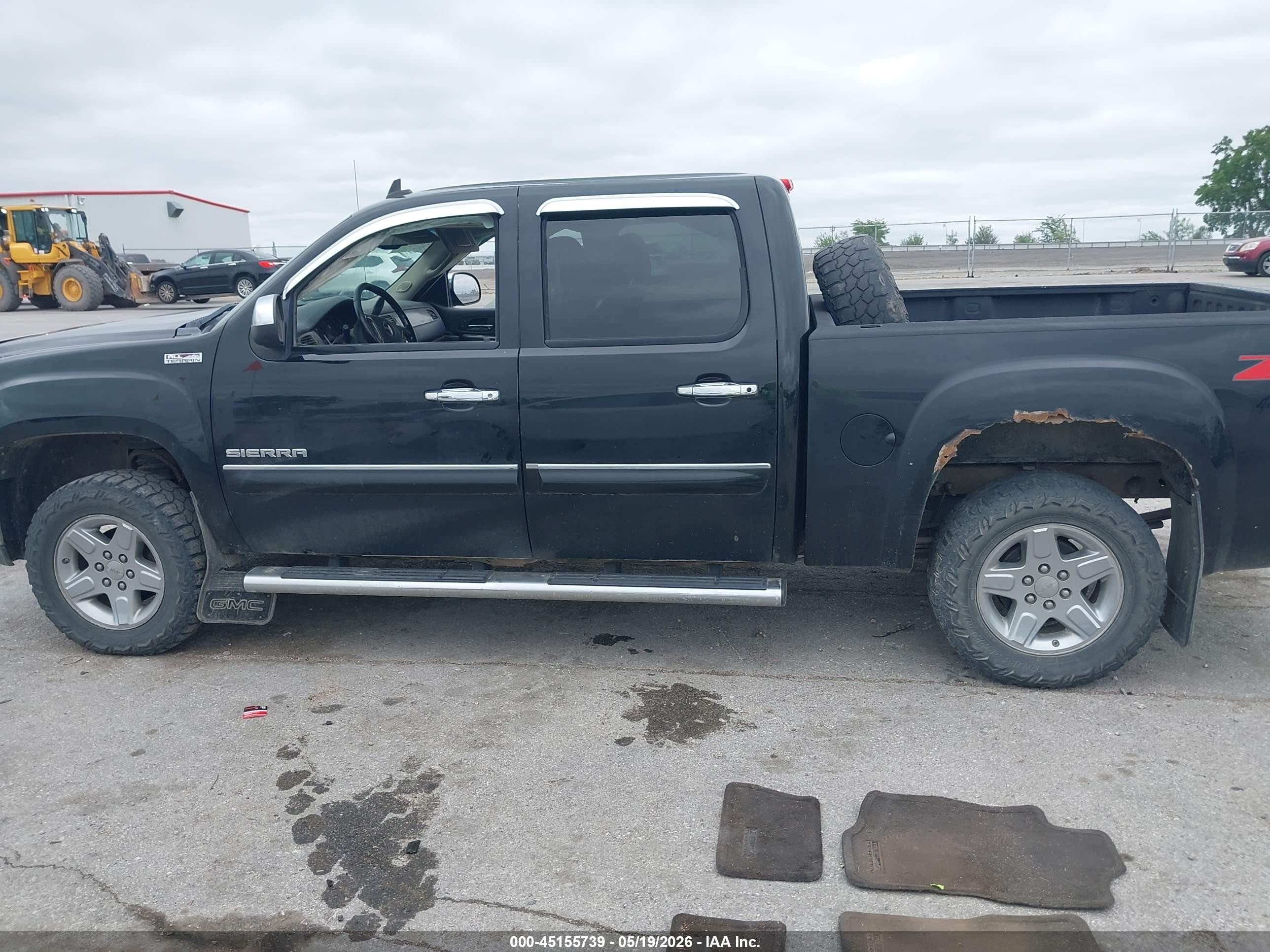 2013 Gmc Sierra 1500 Slt Черный vin: 3GTP2WE72DG211462