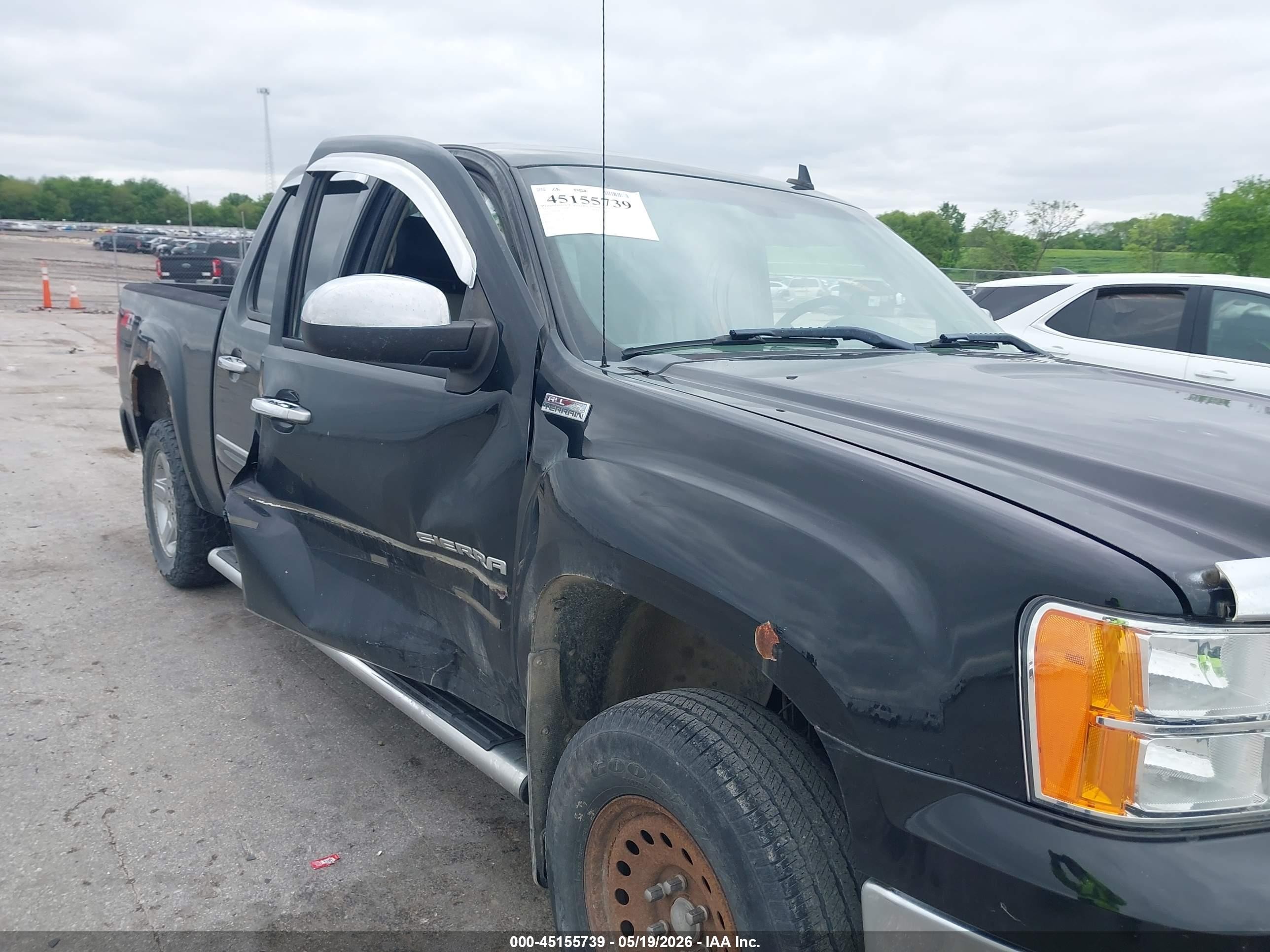 2013 Gmc Sierra 1500 Slt Черный vin: 3GTP2WE72DG211462