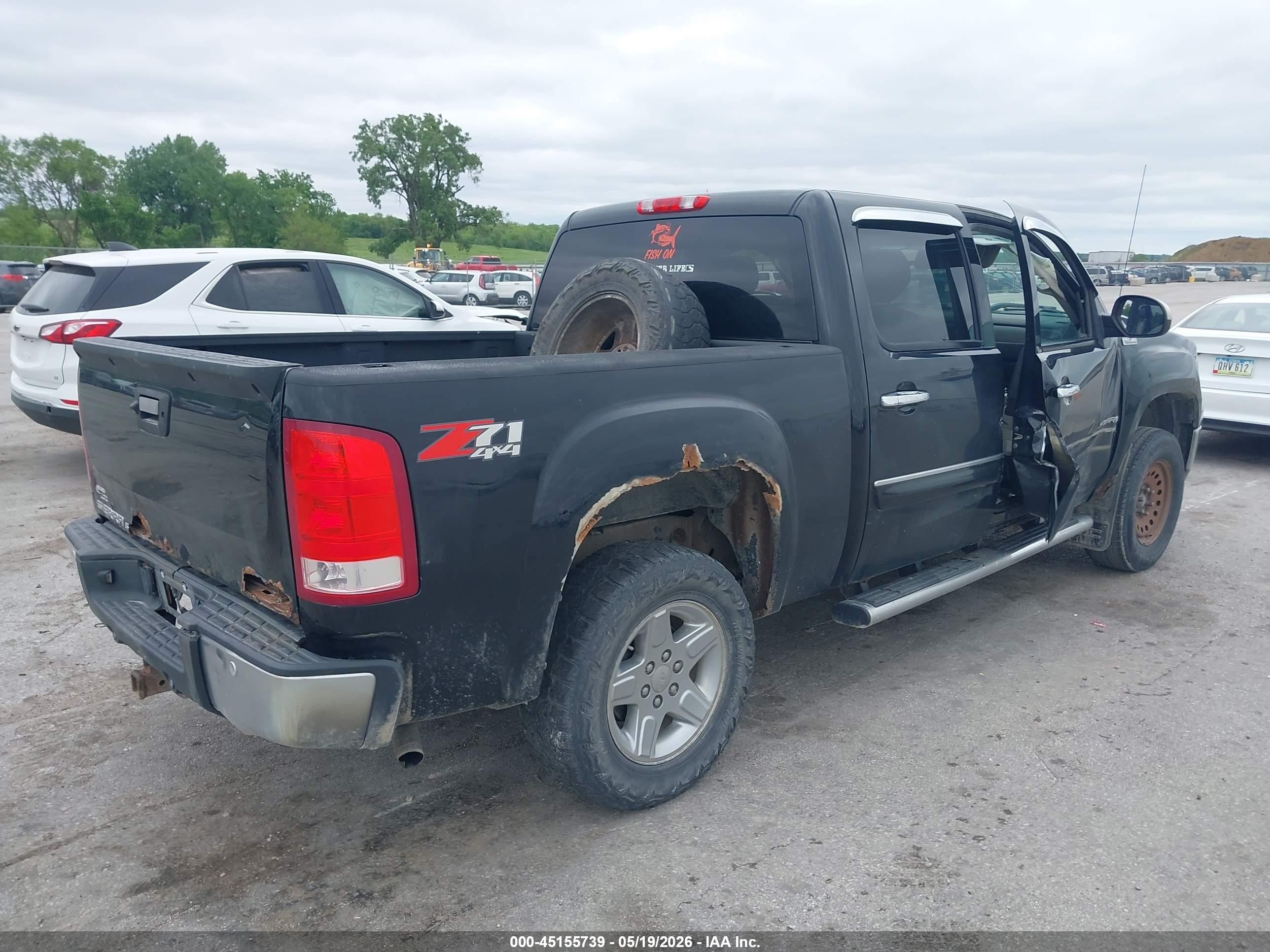 2013 Gmc Sierra 1500 Slt Черный vin: 3GTP2WE72DG211462