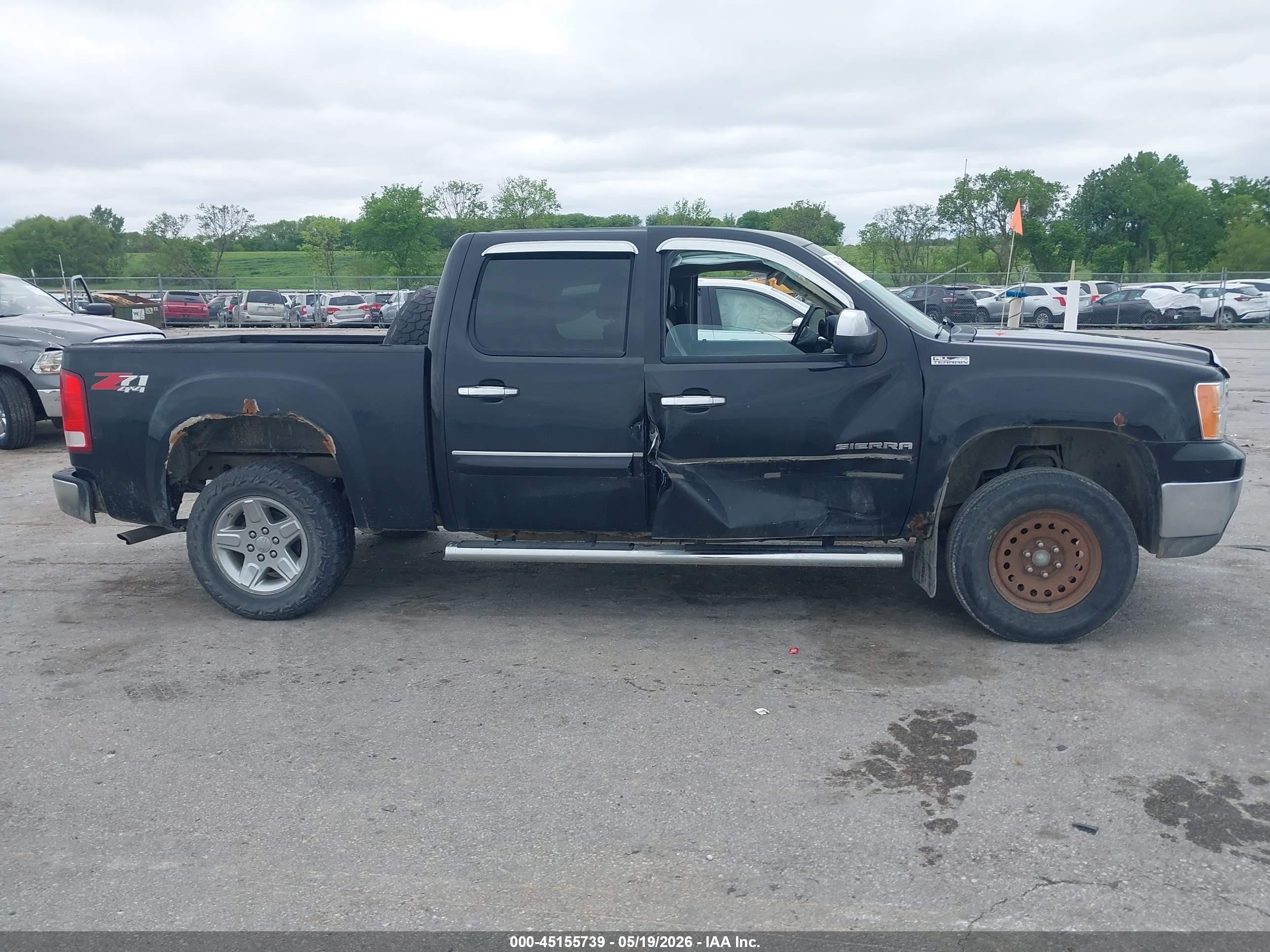 2013 Gmc Sierra 1500 Slt Черный vin: 3GTP2WE72DG211462