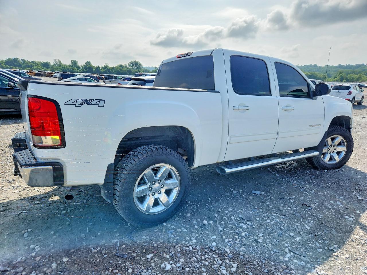 2013 Gmc Sierra K1500 Slt Белый vin: 3GTP2WE72DG377450