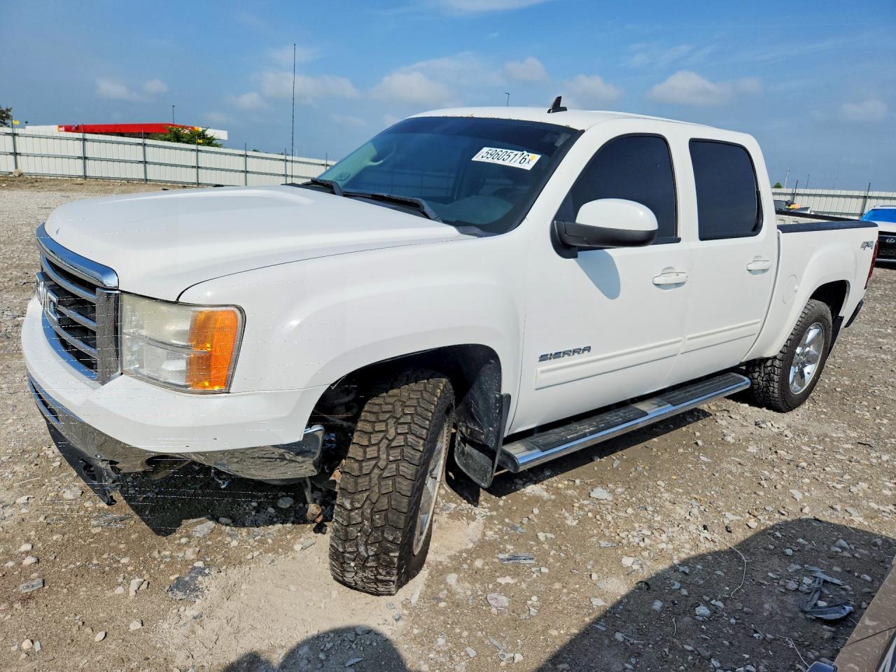 2013 Gmc Sierra K1500 Slt Белый vin: 3GTP2WE72DG377450